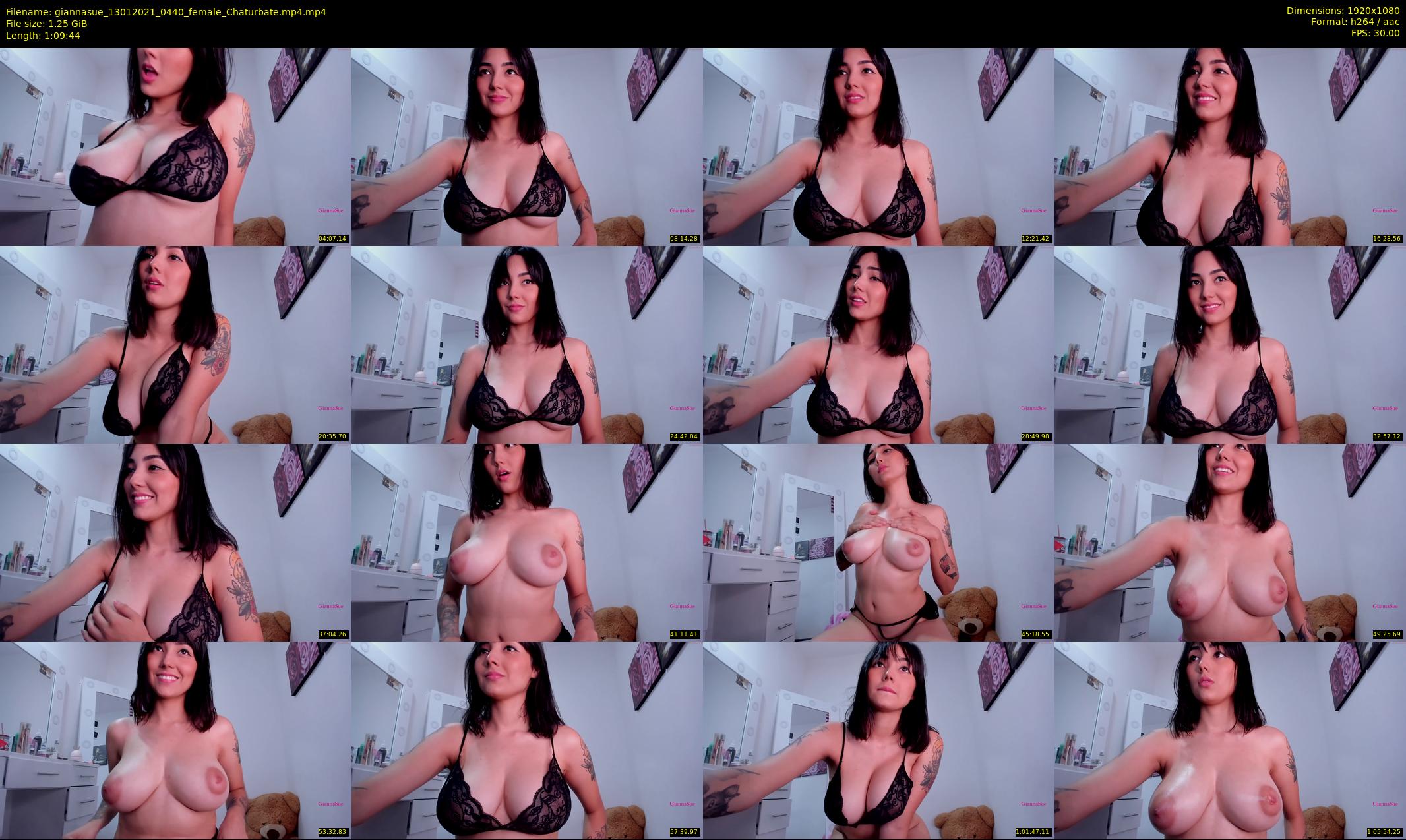 giannasue — 70 minute Chaturbate female cam show recording, 1080p, Jan 13, 2021