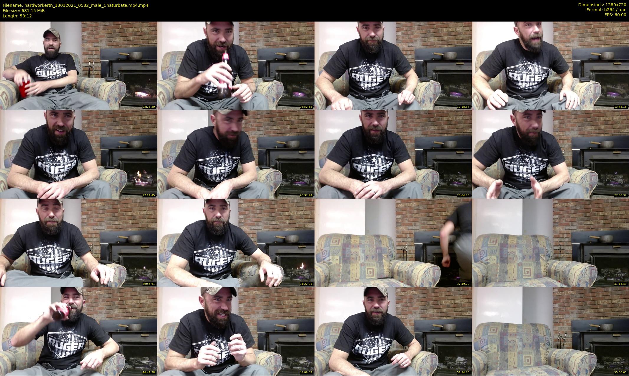 hardworkertn — 59 minute Chaturbate male cam show recording, 720p, Jan 13, 2021