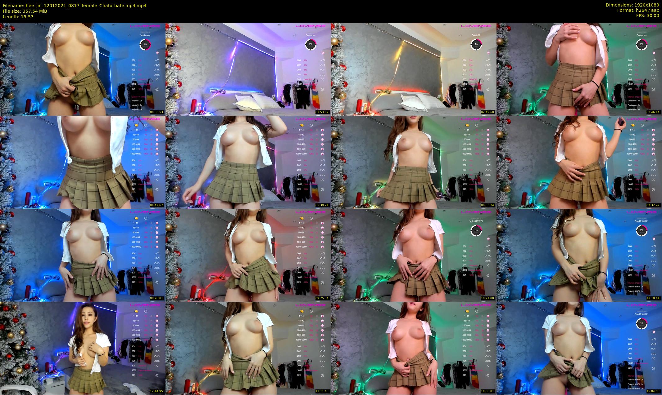 hee_jin — 16 minute Chaturbate female cam show recording, 1080p, Jan 12, 2021