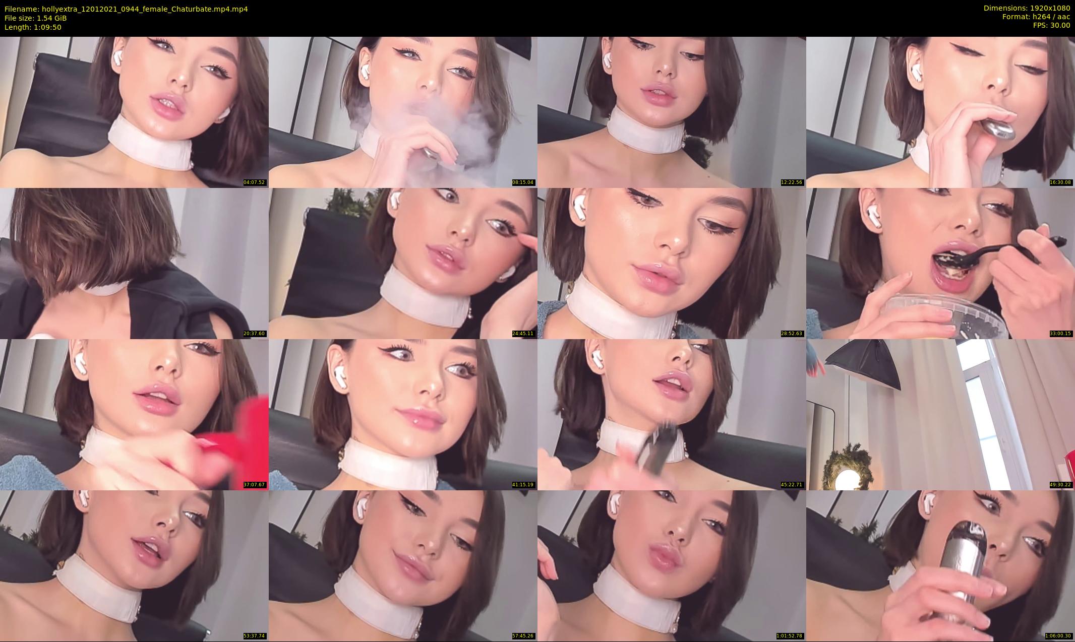 hollyextra — 70 minute Chaturbate female cam show recording, 1080p, Jan 12, 2021