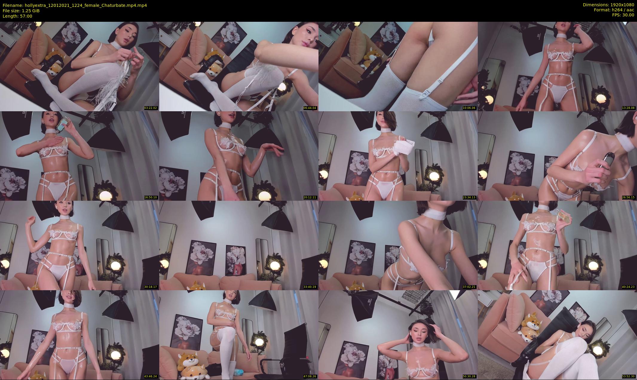 hollyextra — 57 minute Chaturbate female cam show recording, 1080p, Jan 12, 2021