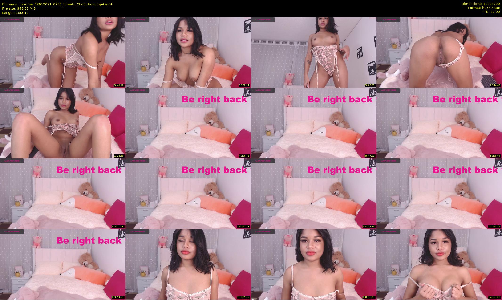 itsyaraa — 114 minute Chaturbate female cam show recording, 720p, Jan 12, 2021