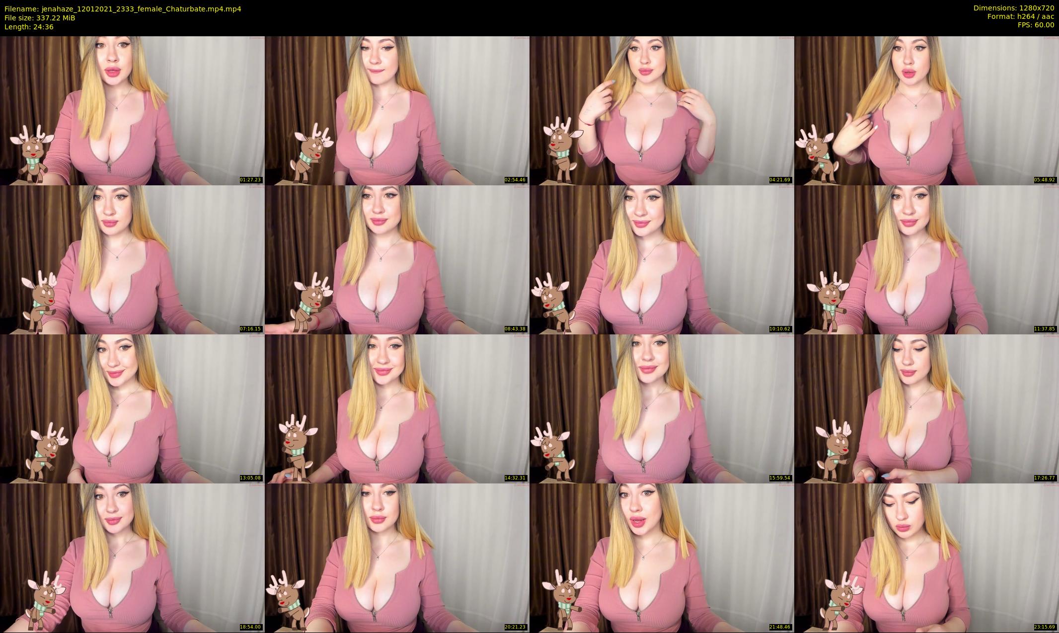 jenahaze — 25 minute Chaturbate female cam show recording, 720p, Jan 12, 2021