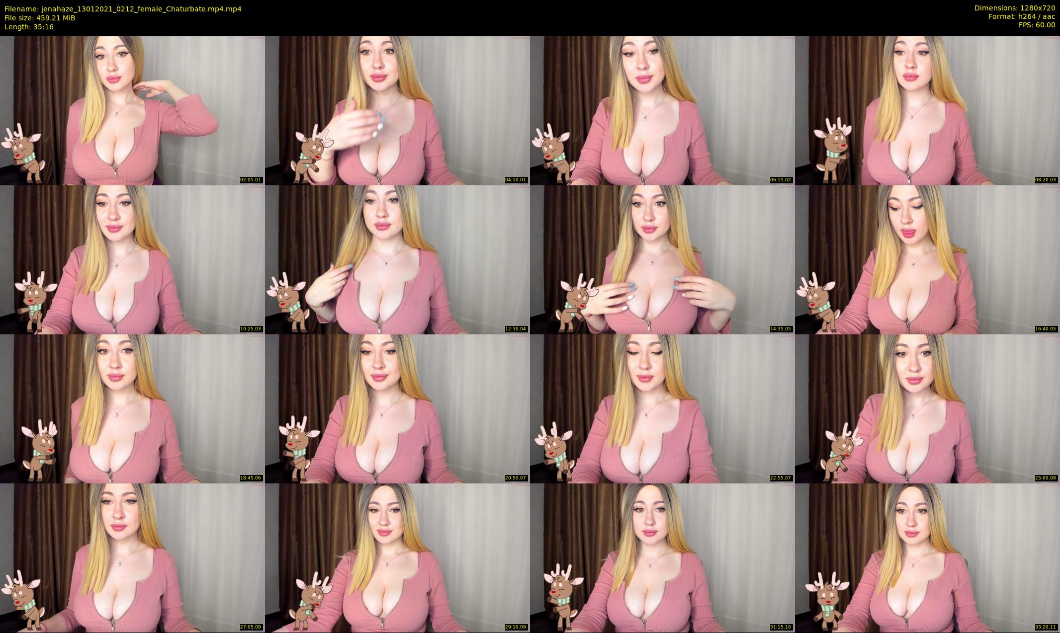 jenahaze — 36 minute Chaturbate female cam show recording, 720p, Jan 13, 2021