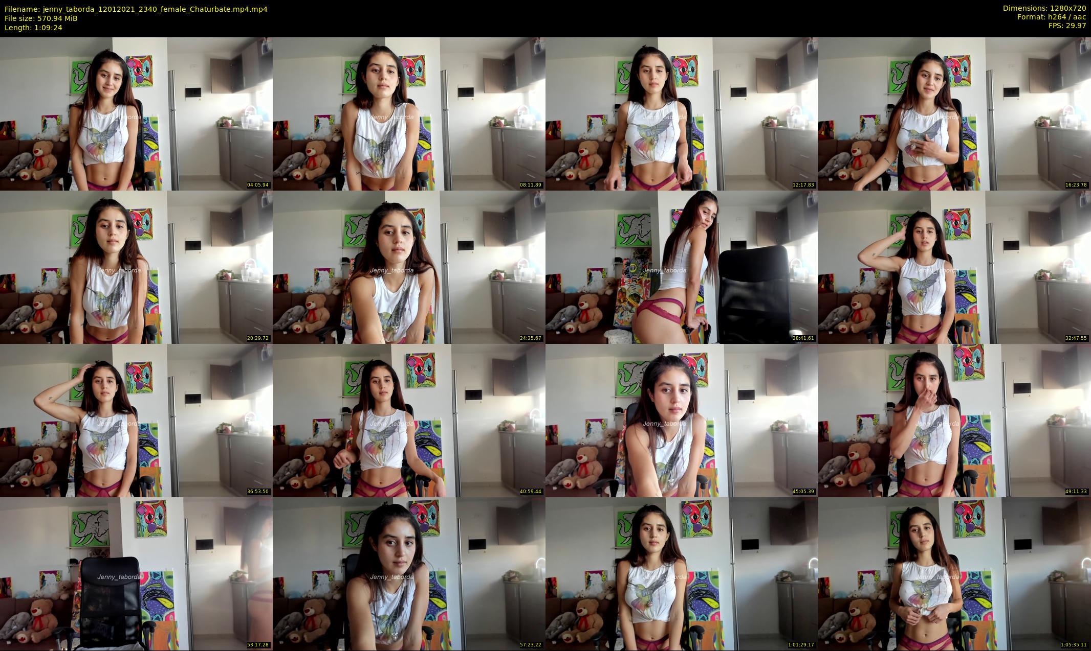 jenny_taborda — 70 minute Chaturbate female cam show recording, 720p, Jan 12, 2021