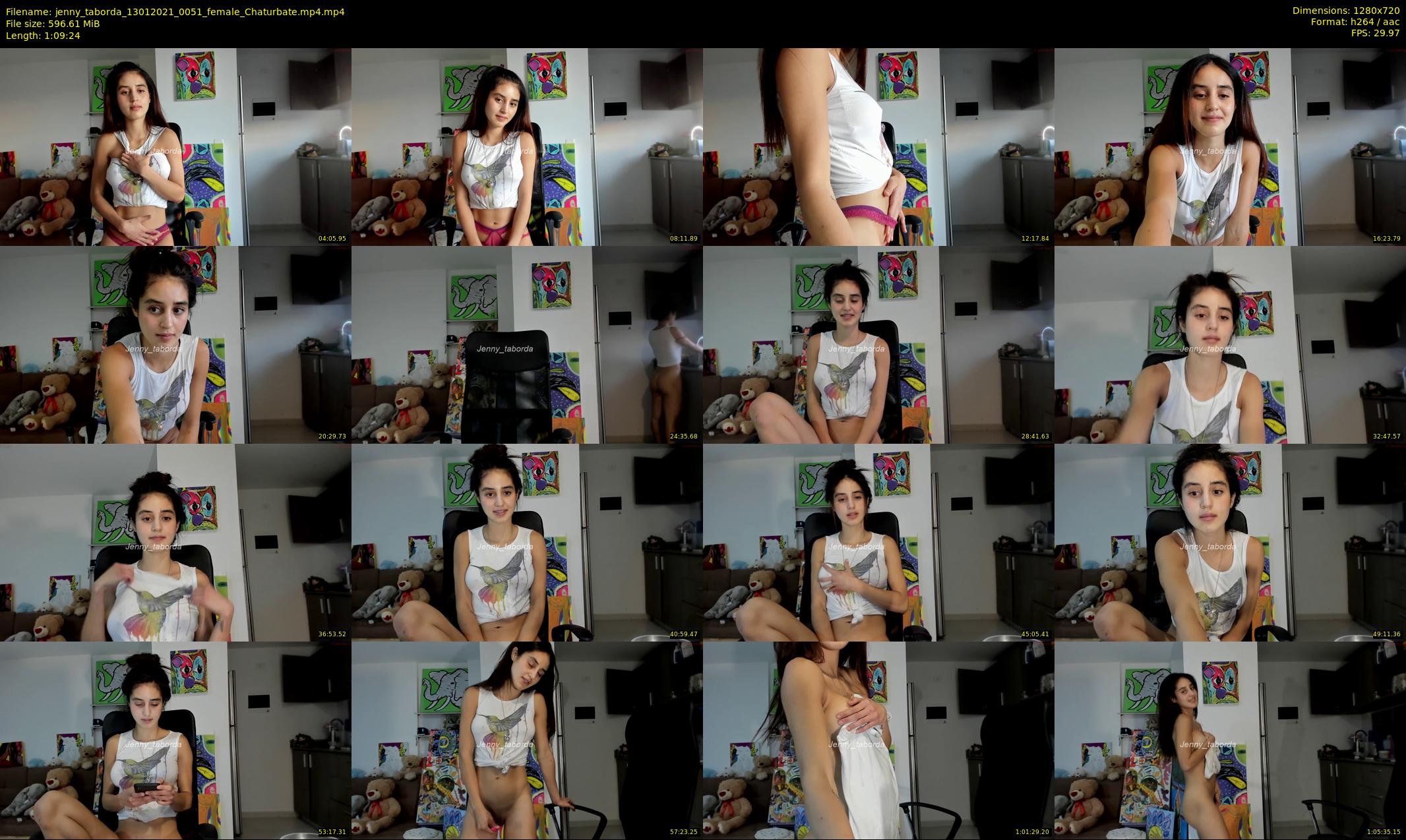 jenny_taborda — 70 minute Chaturbate female cam show recording, 720p, Jan 13, 2021