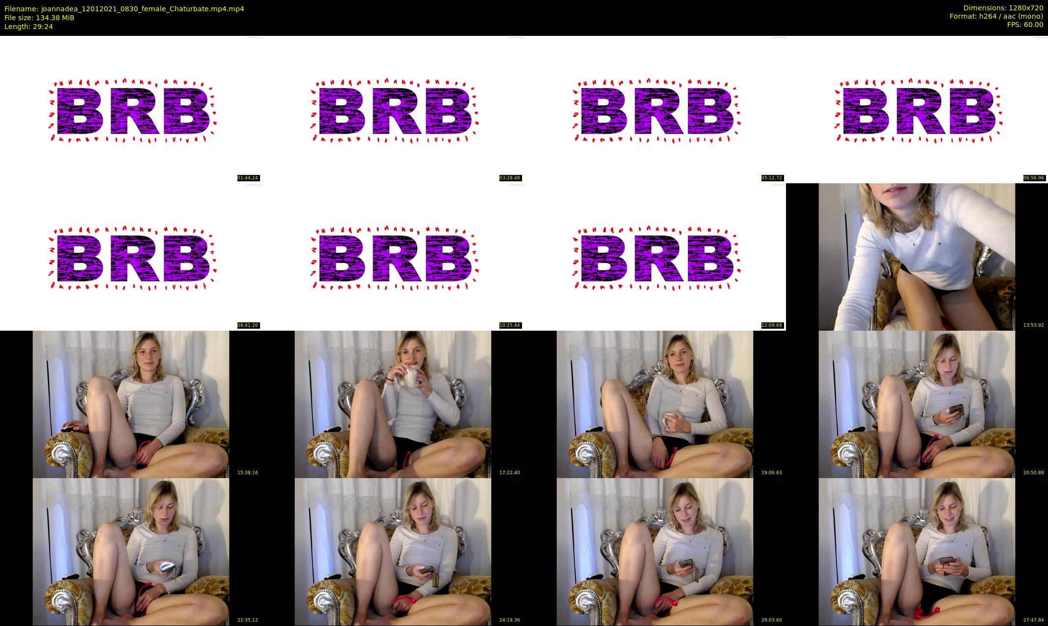 joannadea — 30 minute Chaturbate female cam show recording, 720p, Jan 12, 2021