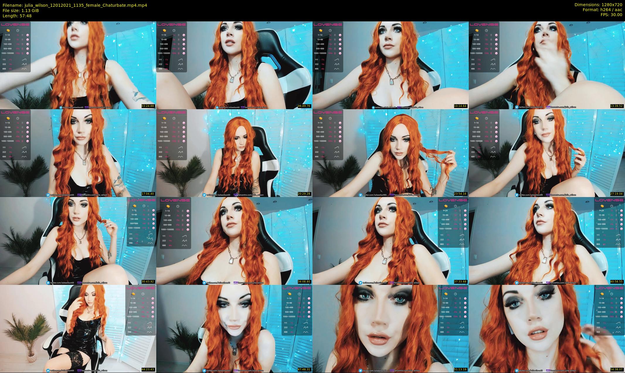 julia_wilson — 58 minute Chaturbate female cam show recording, 720p, Jan 12, 2021