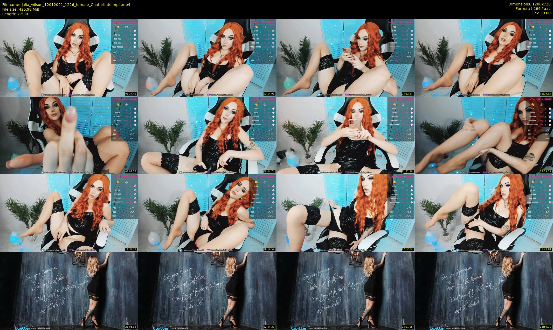 julia_wilson — 28 minute Chaturbate female cam show recording, 720p, Jan 12, 2021
