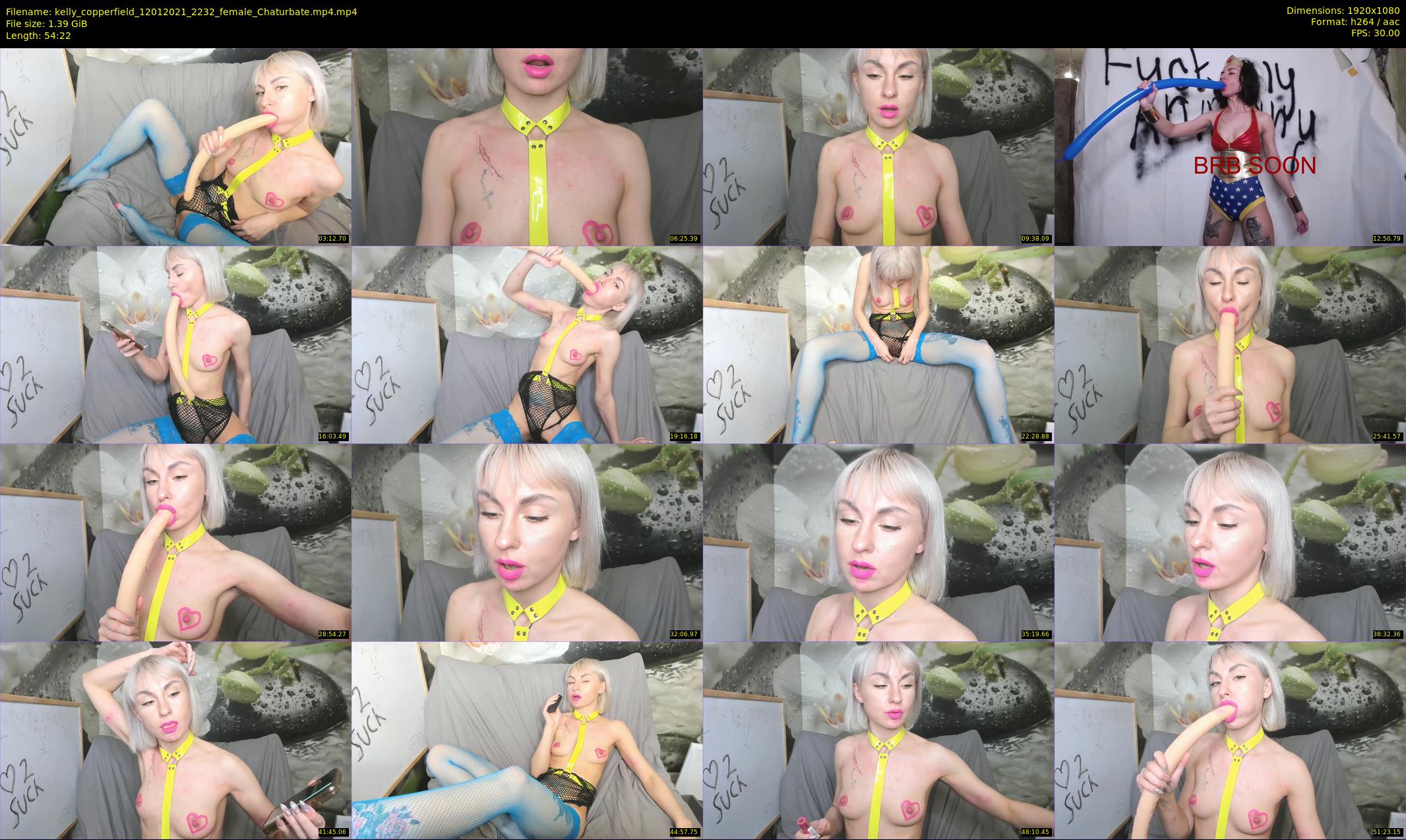kelly_copperfield — 55 minute Chaturbate female cam show recording, 1080p, Jan 12, 2021
