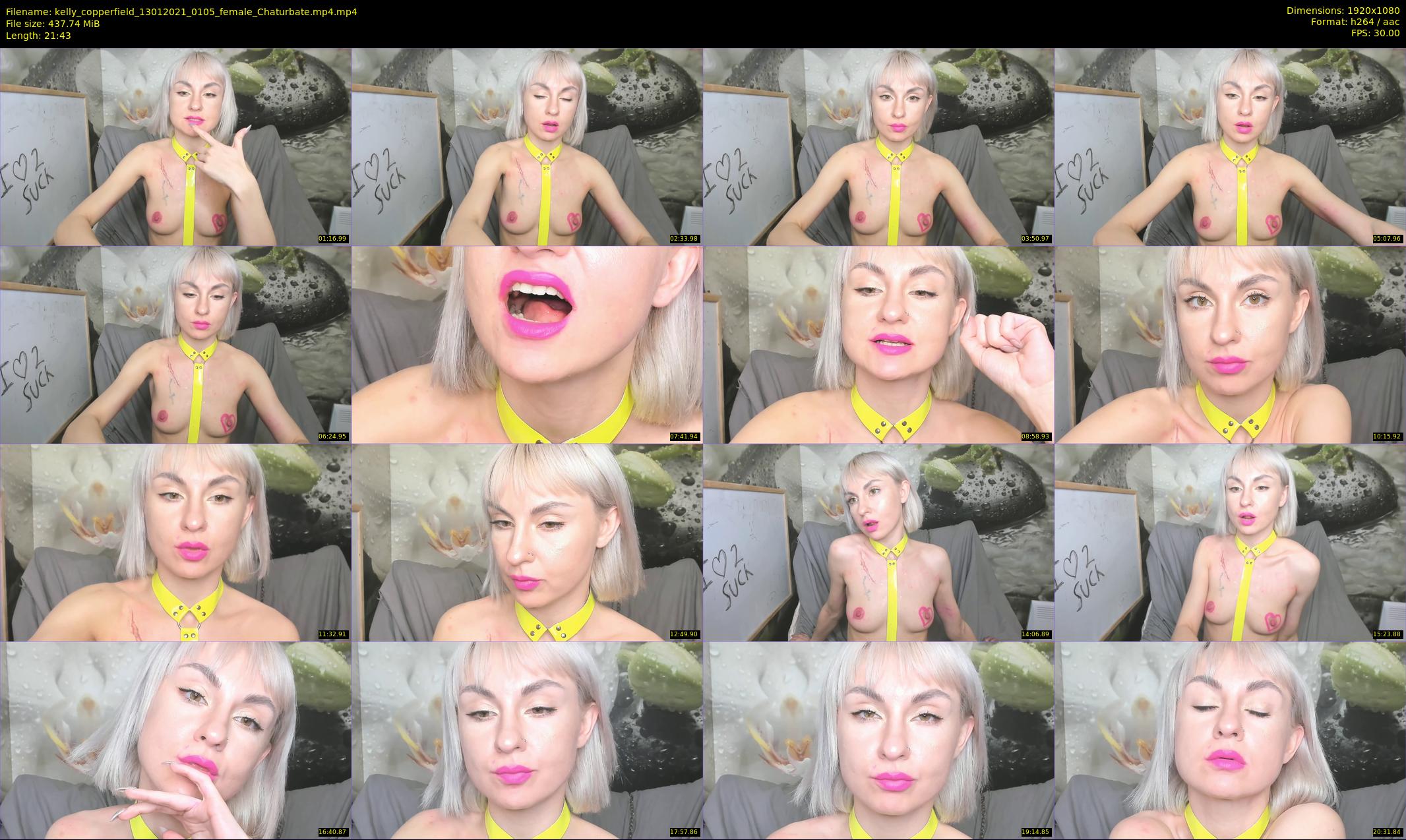 kelly_copperfield — 22 minute Chaturbate female cam show recording, 1080p, Jan 13, 2021