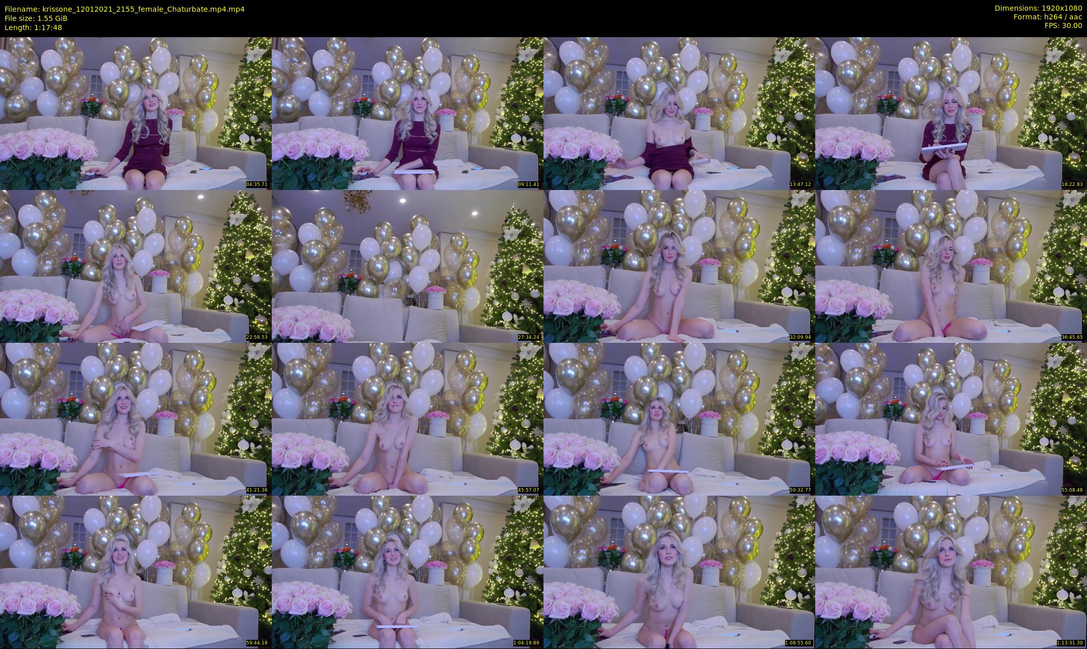 krissone — 78 minute Chaturbate female cam show recording, 1080p, Jan 12, 2021