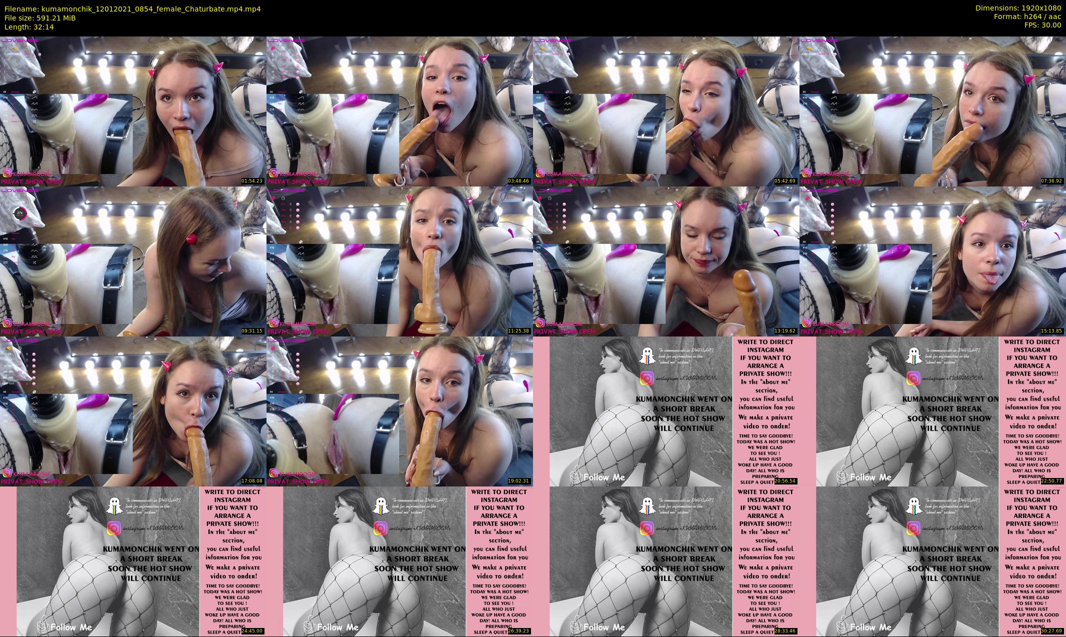 kumamonchik — 33 minute Chaturbate couple cam show recording, 1080p, Jan 12, 2021
