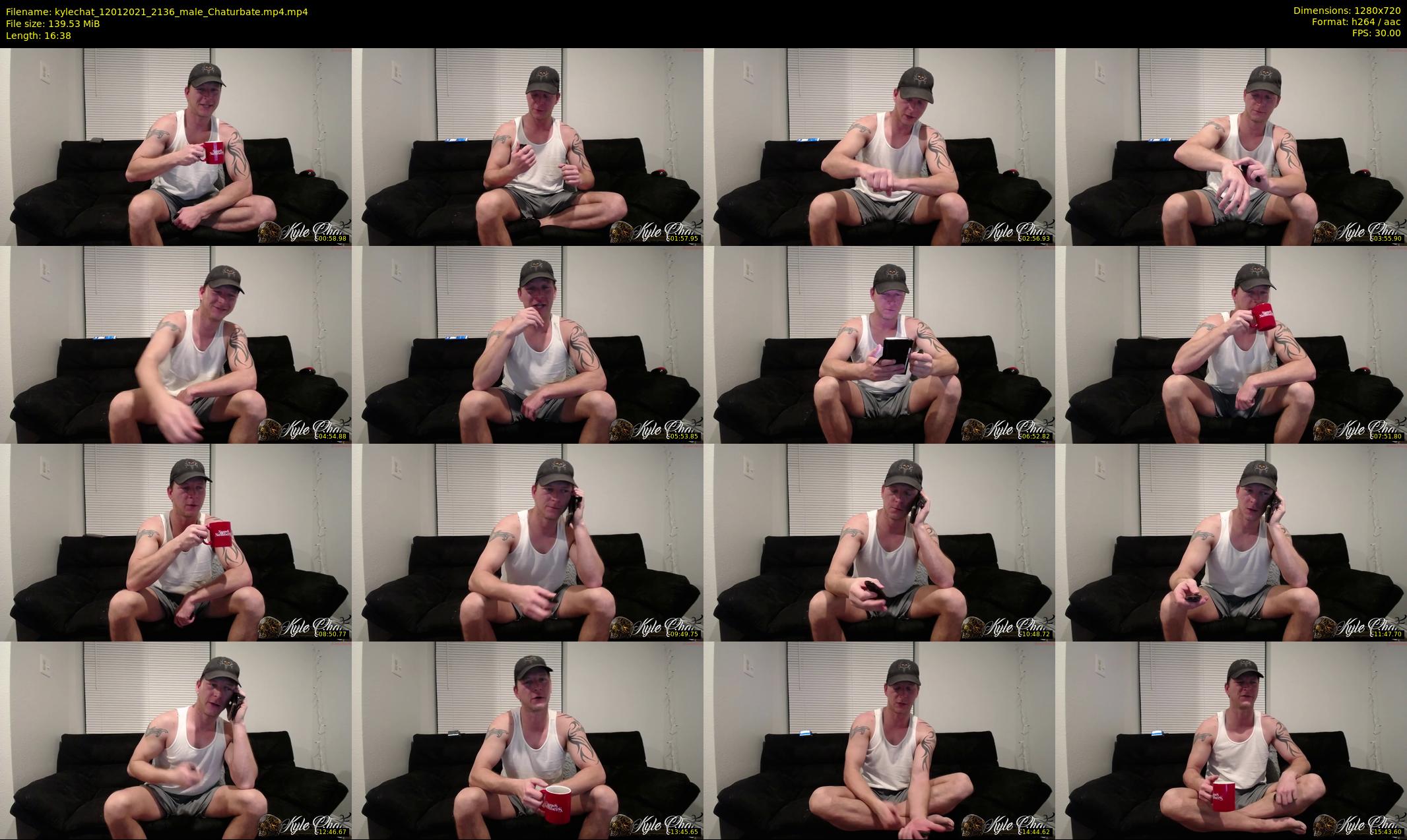 kylechat — 17 minute Chaturbate male cam show recording, 720p, Jan 12, 2021