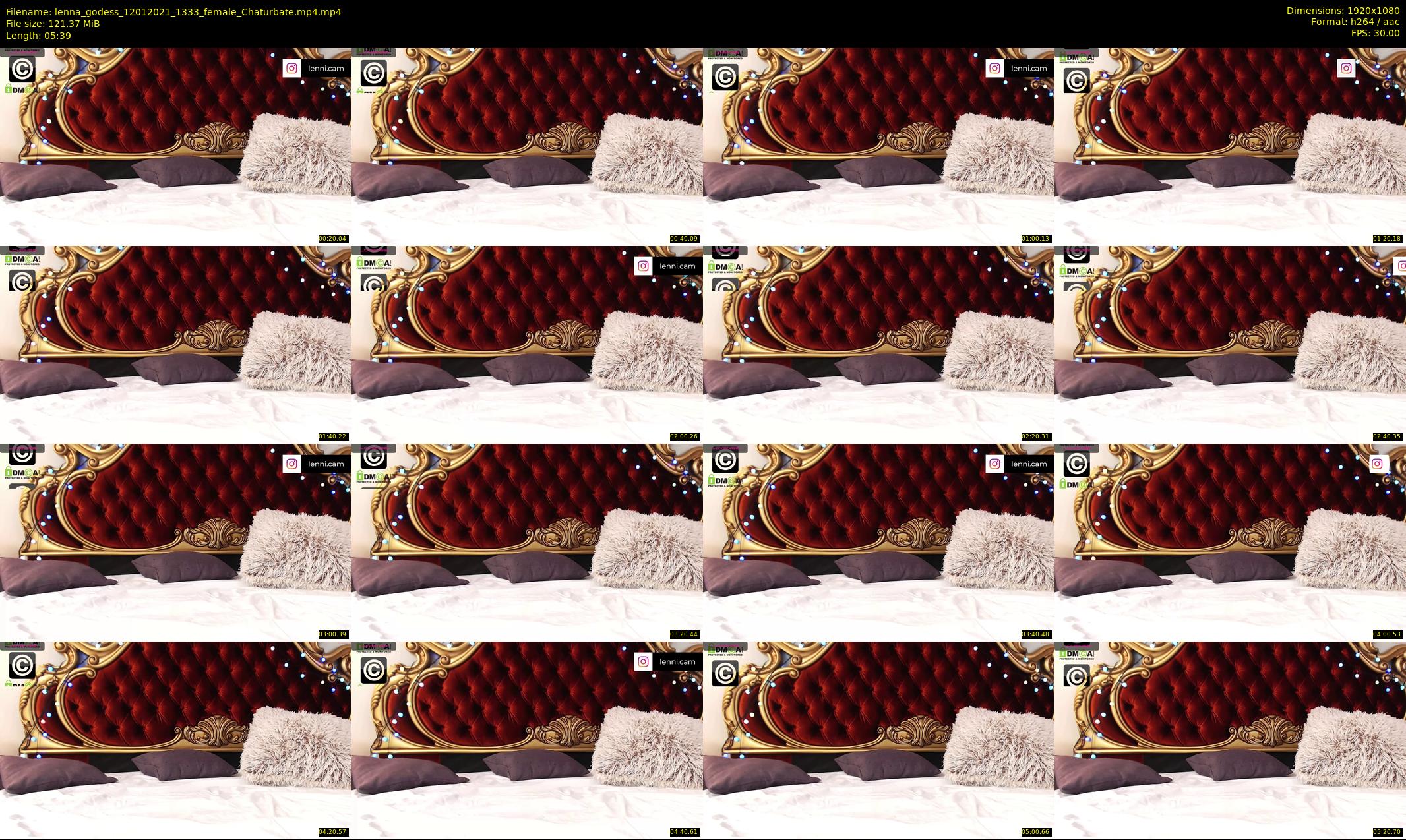 lenna_godess — 6 minute Chaturbate female cam show recording, 1080p, Jan 12, 2021