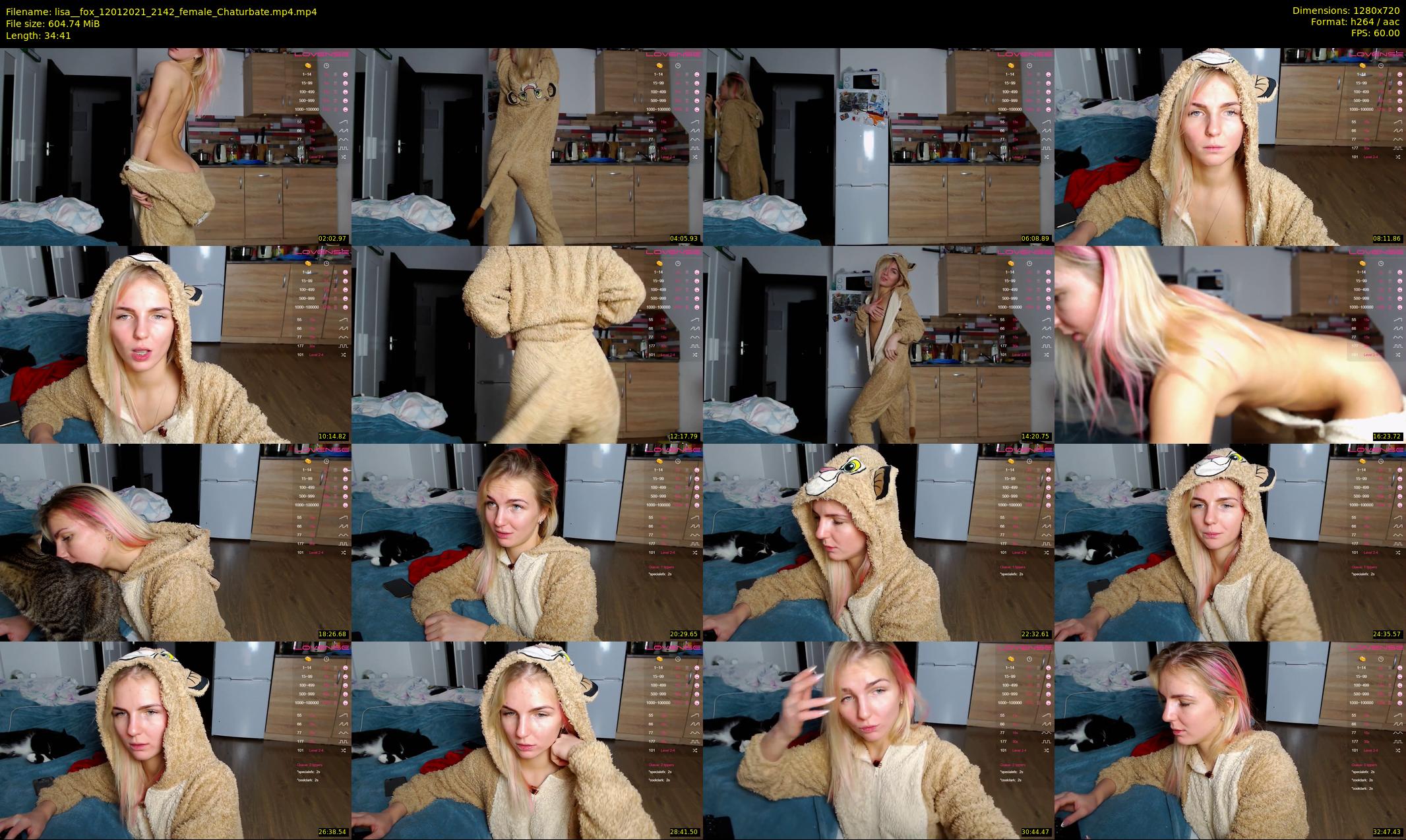 lisa__fox — 35 minute Chaturbate female cam show recording, 720p, Jan 12, 2021