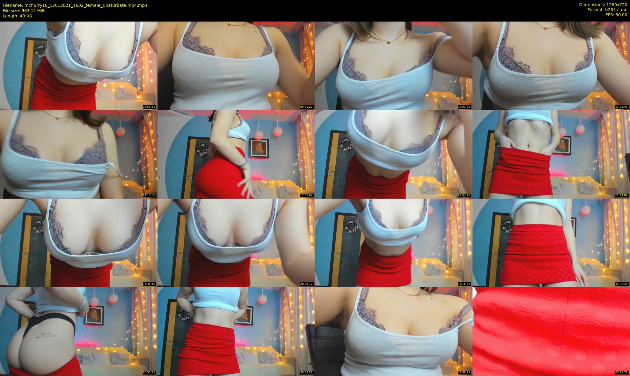mcflurry18 — 49 minute Chaturbate female cam show recording, 720p, Jan 12, 2021