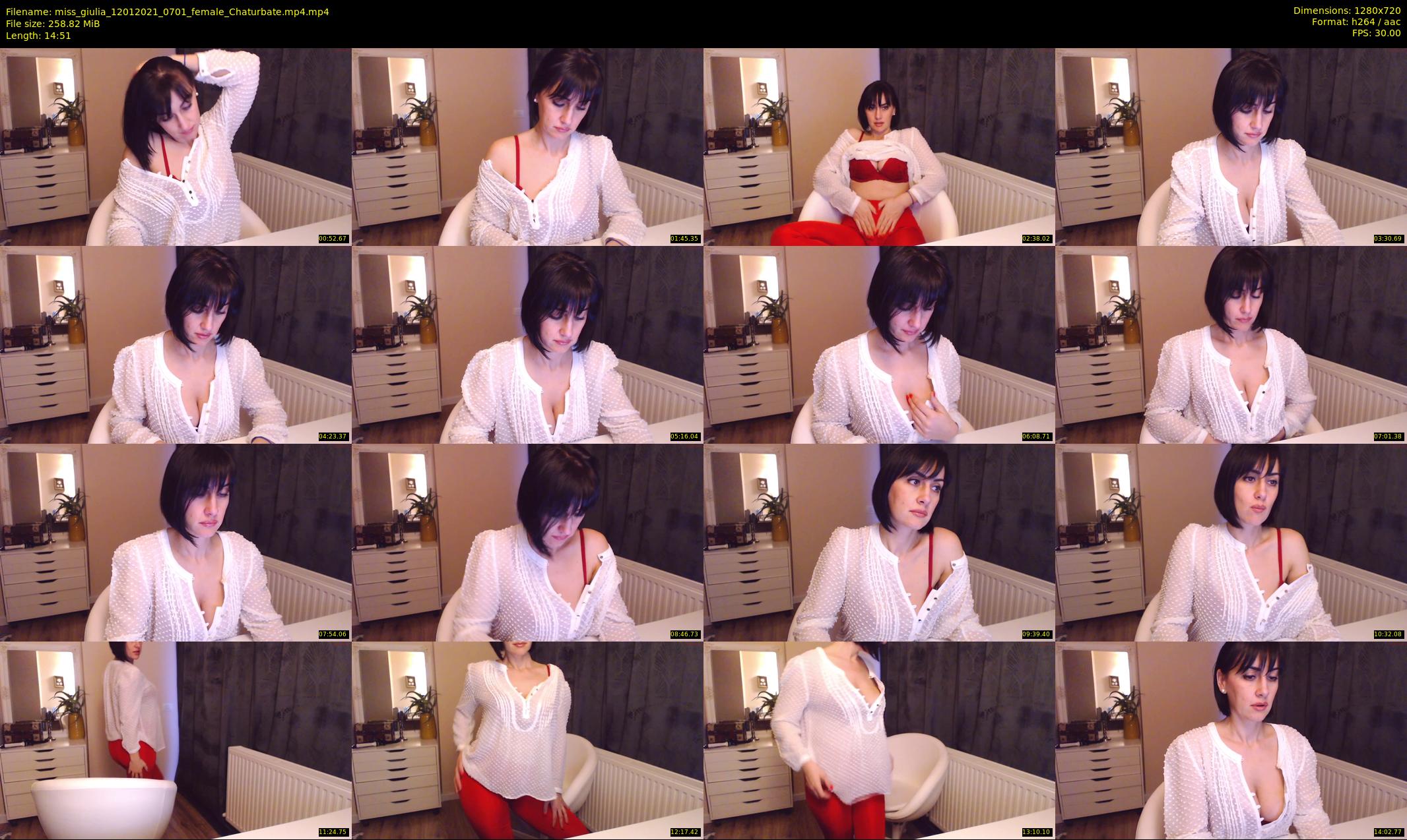miss_giulia — 15 minute Chaturbate female cam show recording, 720p, Jan 12, 2021