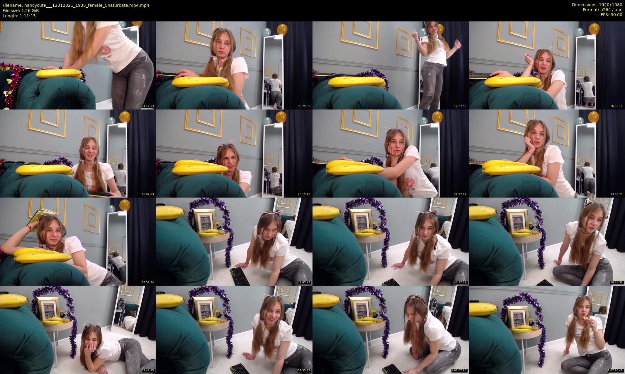 nancycute__ — 72 minute Chaturbate female cam show recording, 1080p, Jan 12, 2021