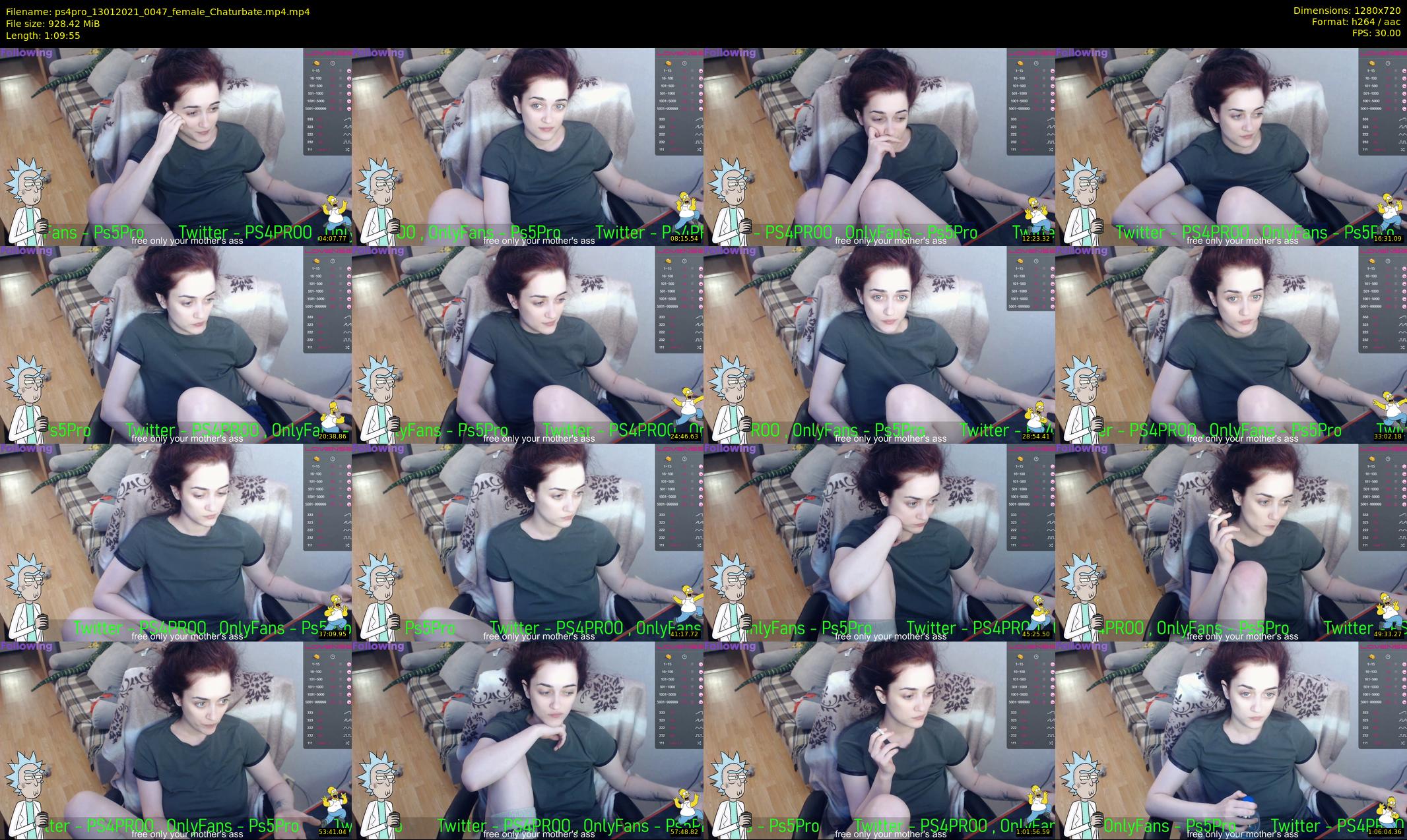 ps4pro — 70 minute Chaturbate female cam show recording, 720p, Jan 13, 2021
