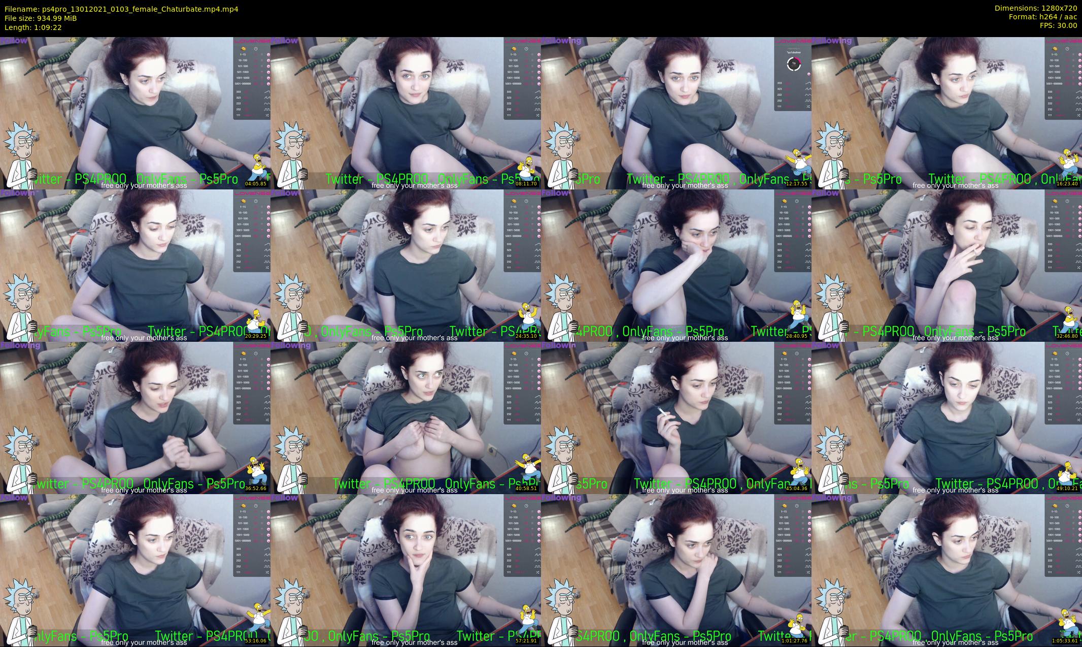 ps4pro — 70 minute Chaturbate female cam show recording, 720p, Jan 13, 2021