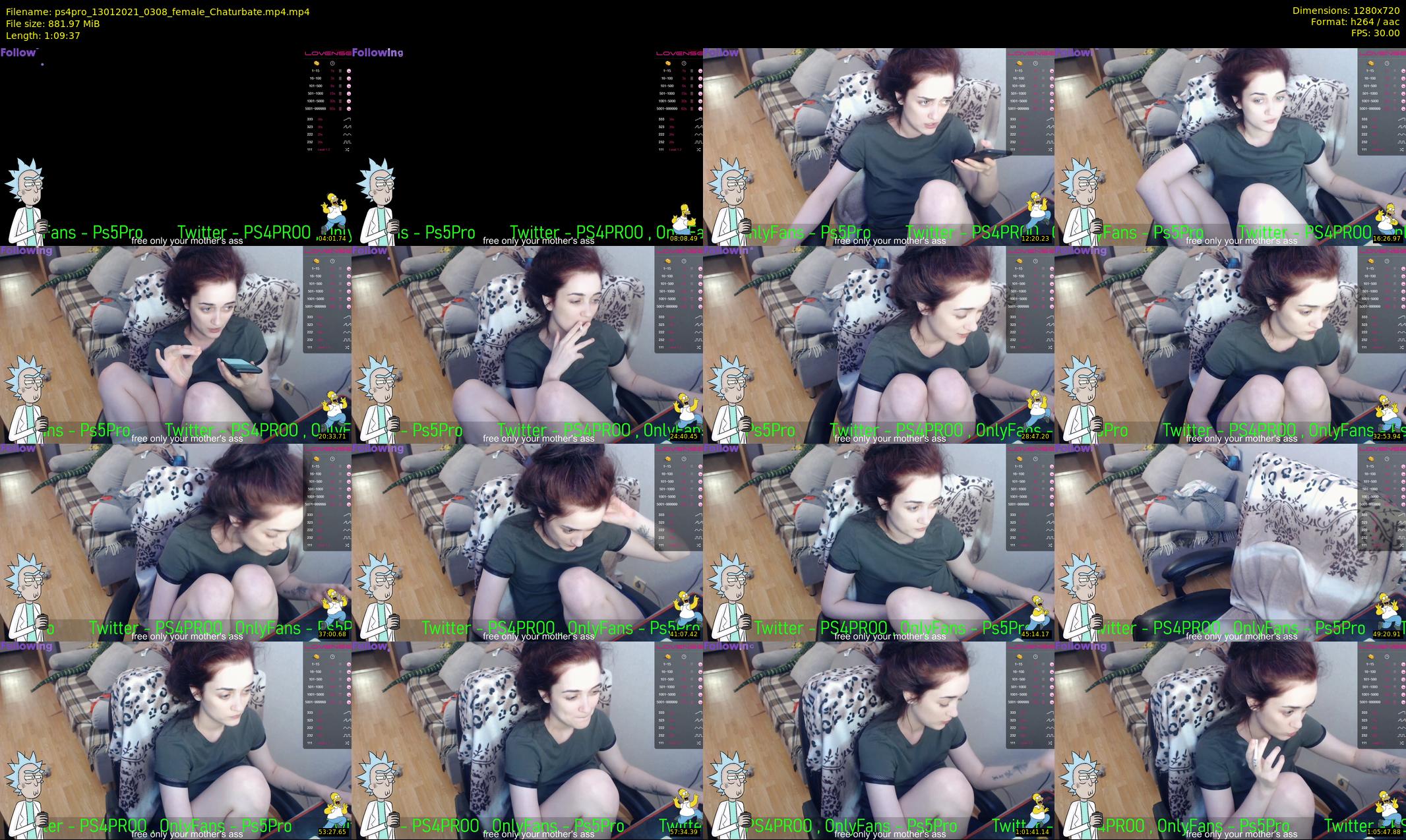 ps4pro — 70 minute Chaturbate female cam show recording, 720p, Jan 13, 2021