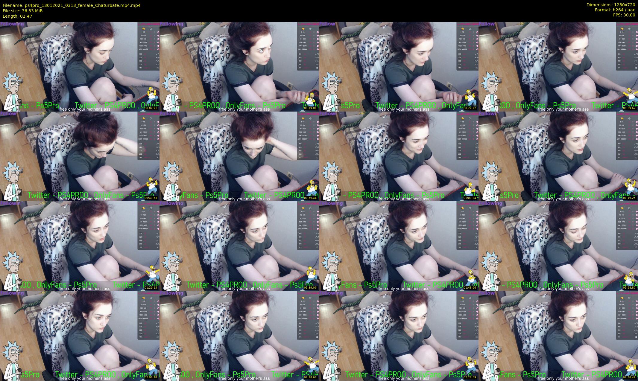 ps4pro — 3 minute Chaturbate female cam show recording, 720p, Jan 13, 2021