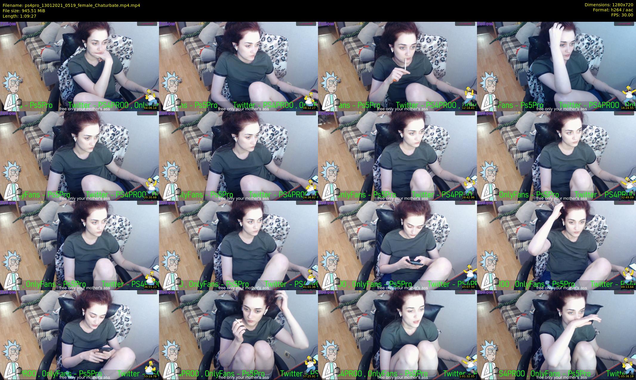 ps4pro — 70 minute Chaturbate female cam show recording, 720p, Jan 13, 2021