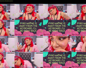pyrowayne — 59 minute Chaturbate female cam show recording, 720p, Jan 13, 2021