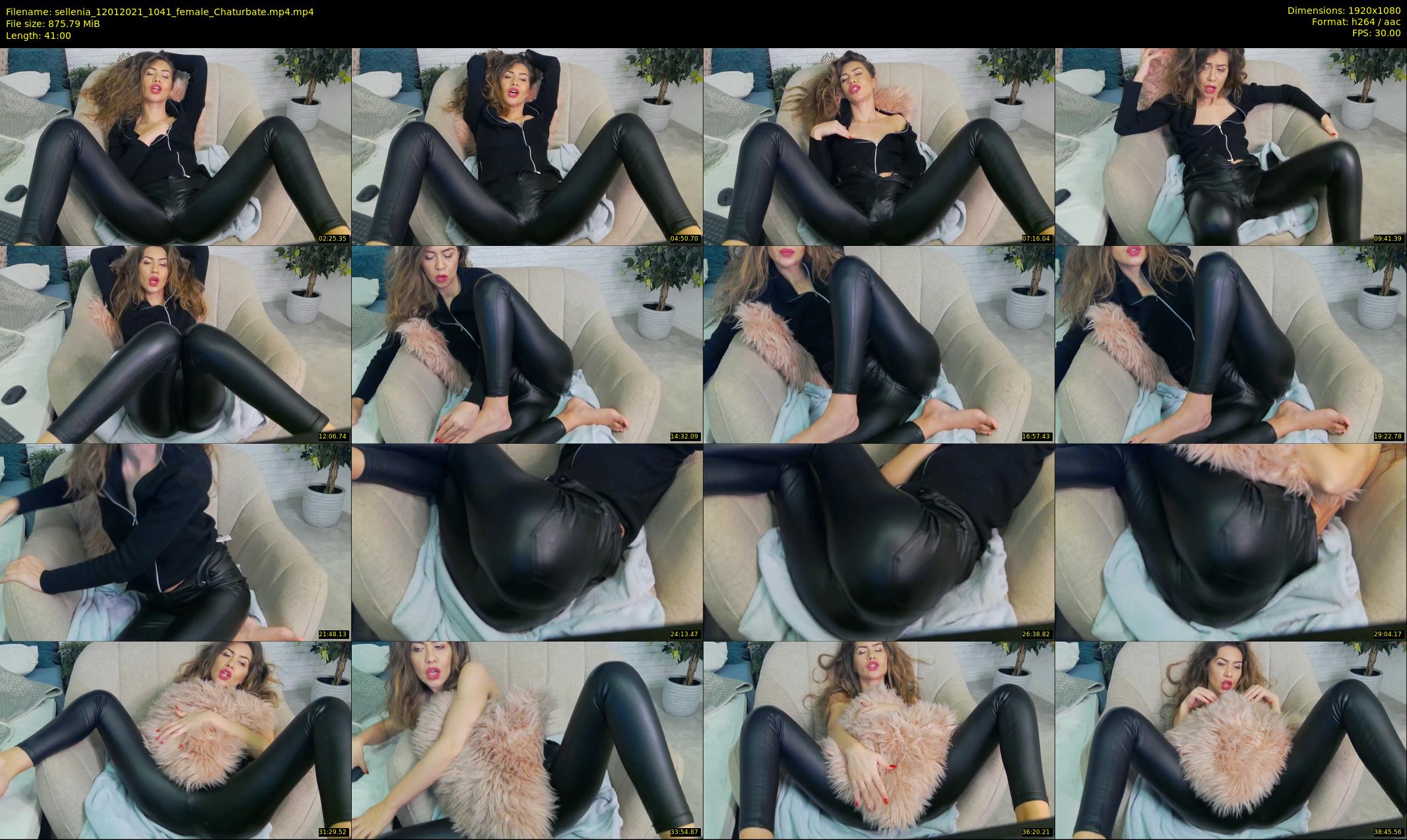 sellenia — 41 minute Chaturbate female cam show recording, 1080p, Jan 12, 2021