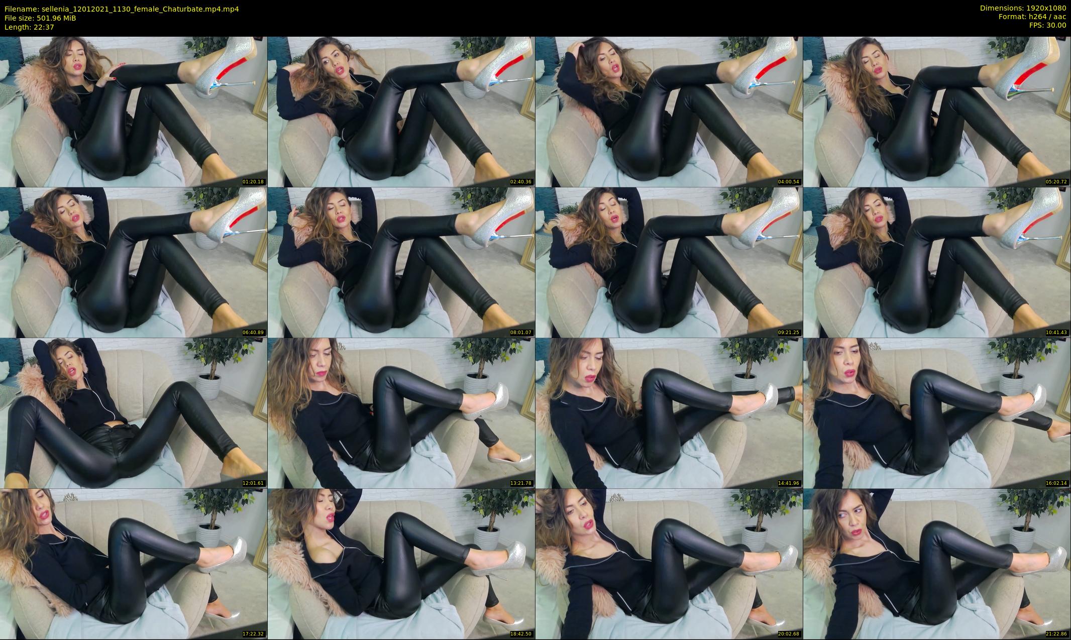 sellenia — 23 minute Chaturbate female cam show recording, 1080p, Jan 12, 2021
