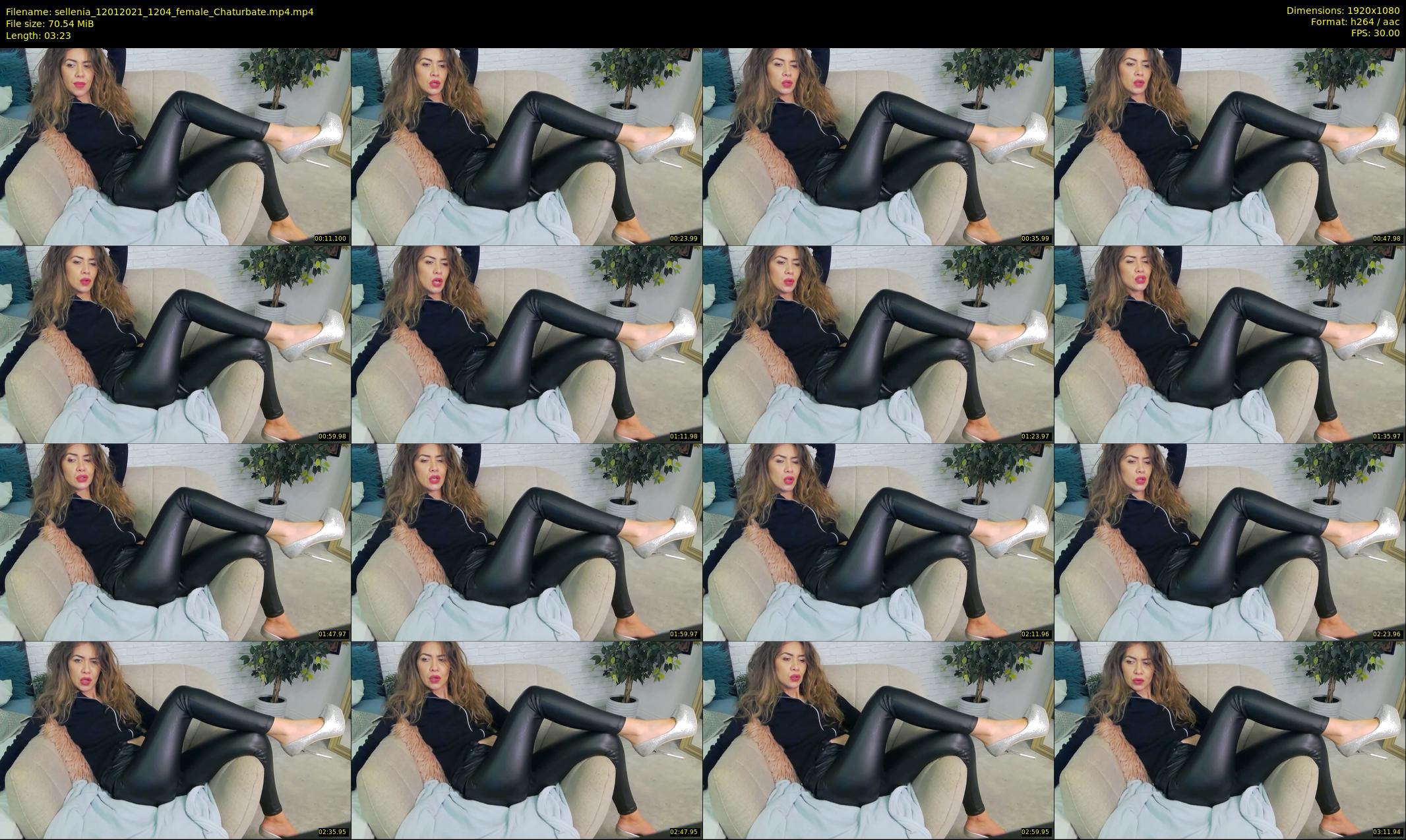 sellenia — 4 minute Chaturbate female cam show recording, 1080p, Jan 12, 2021