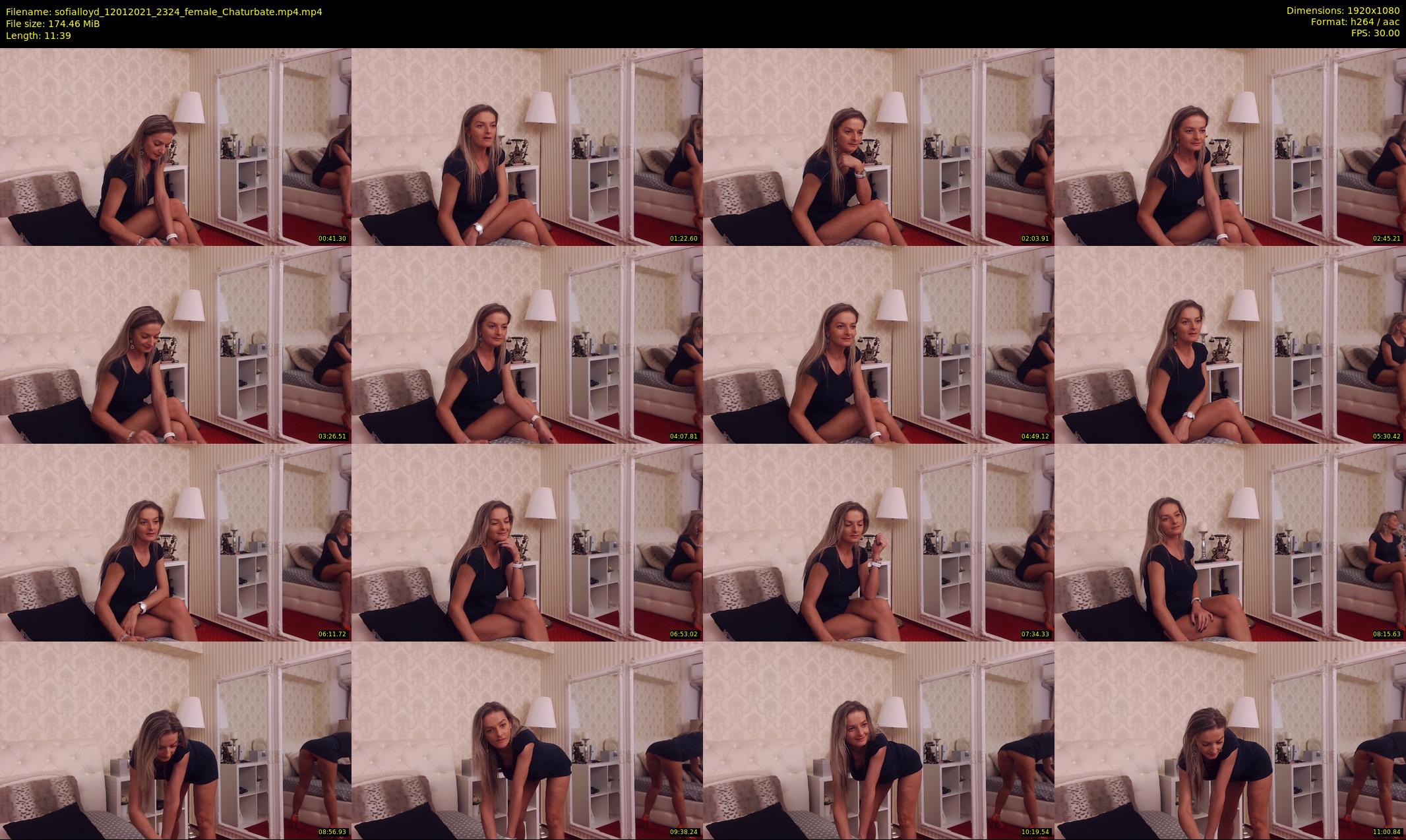 sofialloyd — 12 minute Chaturbate female cam show recording, 1080p, Jan 12, 2021