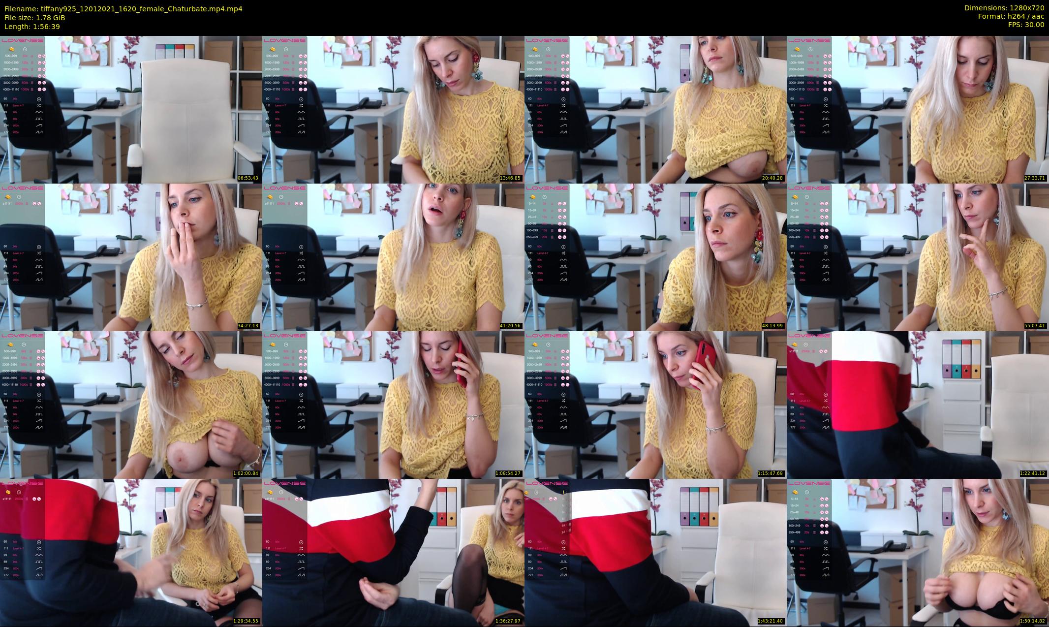 tiffany925 — 117 minute Chaturbate female cam show recording, 720p, Jan 12, 2021