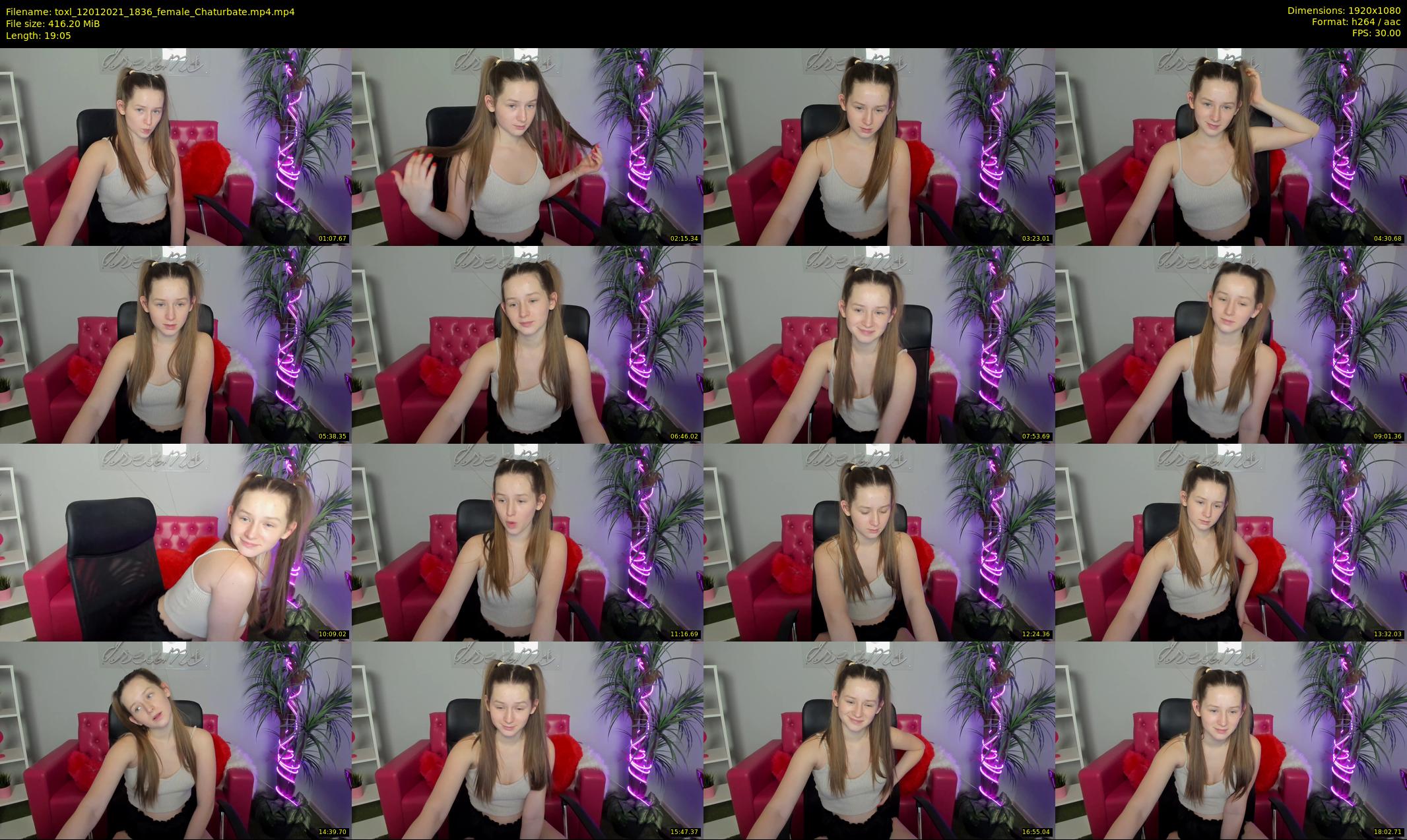 toxl — 20 minute Chaturbate female cam show recording, 1080p, Jan 12, 2021