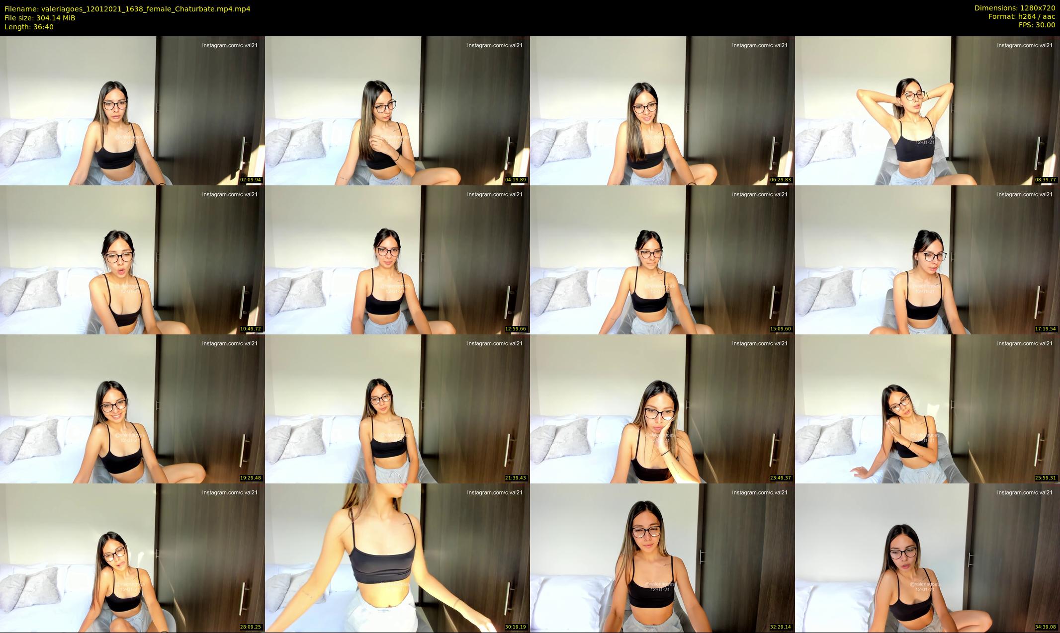 valeriagoes — 37 minute Chaturbate female cam show recording, 720p, Jan 12, 2021