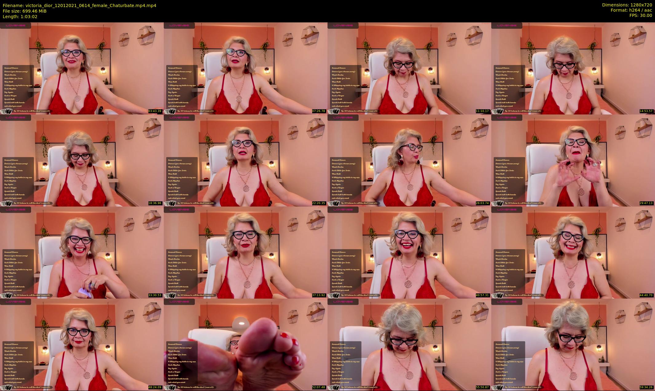 victoria_dior — 64 minute Chaturbate female cam show recording, 720p, Jan 12, 2021