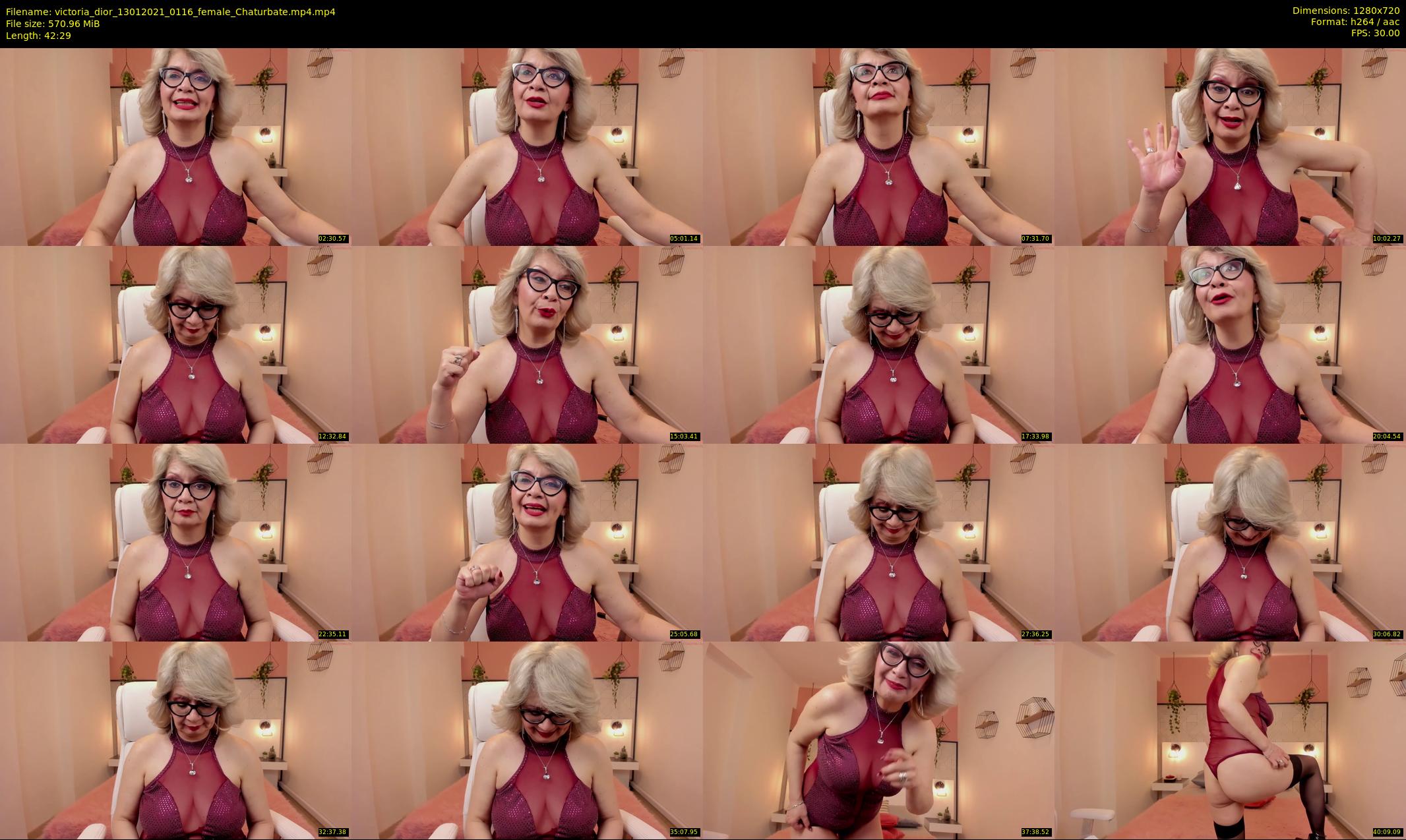 victoria_dior — 43 minute Chaturbate female cam show recording, 720p, Jan 13, 2021
