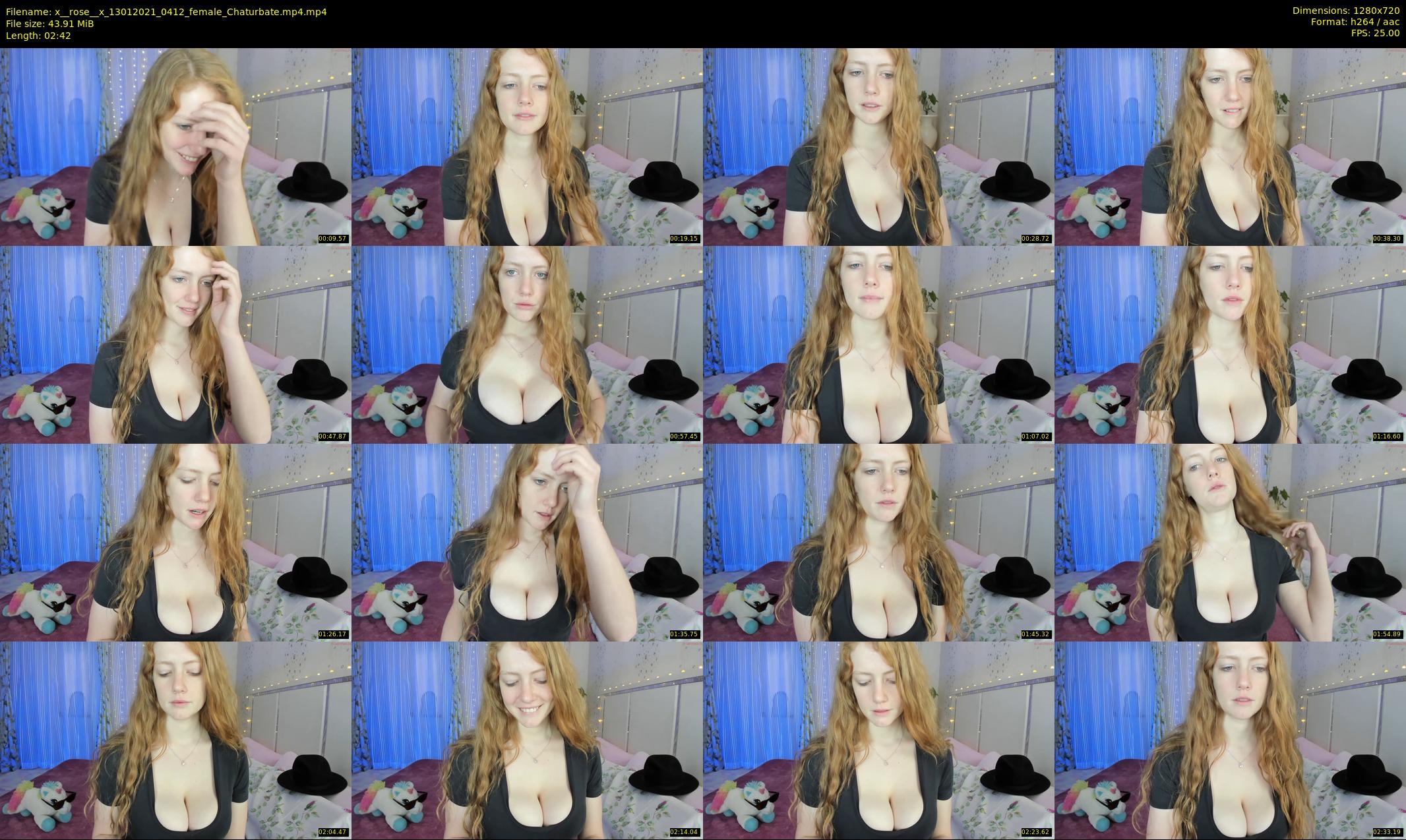 x__rose__x — 3 minute Chaturbate female cam show recording, 720p, Jan 13, 2021