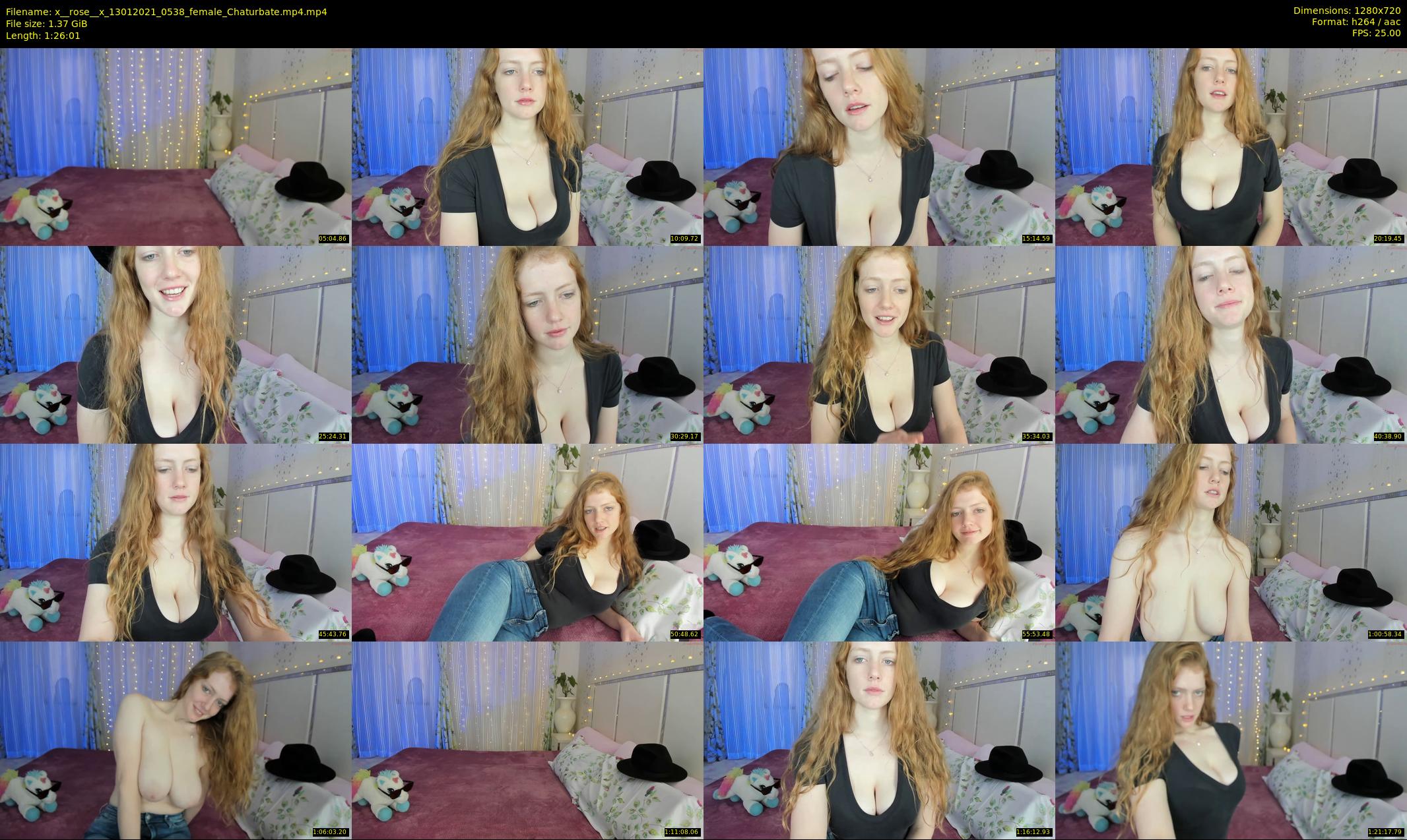 x__rose__x — 87 minute Chaturbate female cam show recording, 720p, Jan 13, 2021