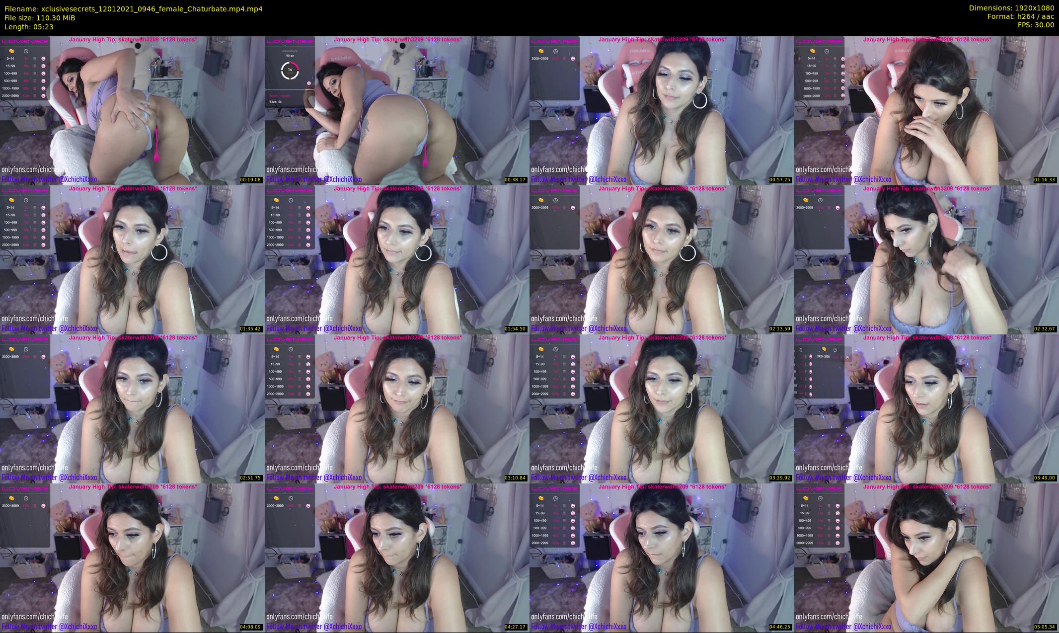 xclusivesecrets — 6 minute Chaturbate female cam show recording, 1080p, Jan 12, 2021