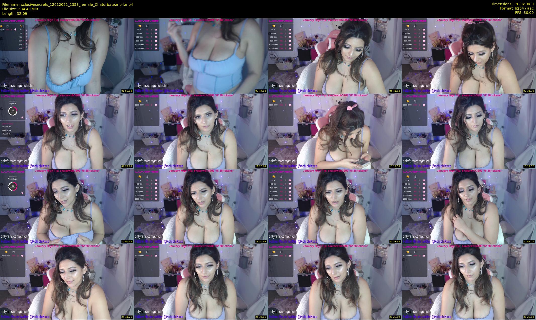 xclusivesecrets — 33 minute Chaturbate female cam show recording, 1080p, Jan 12, 2021