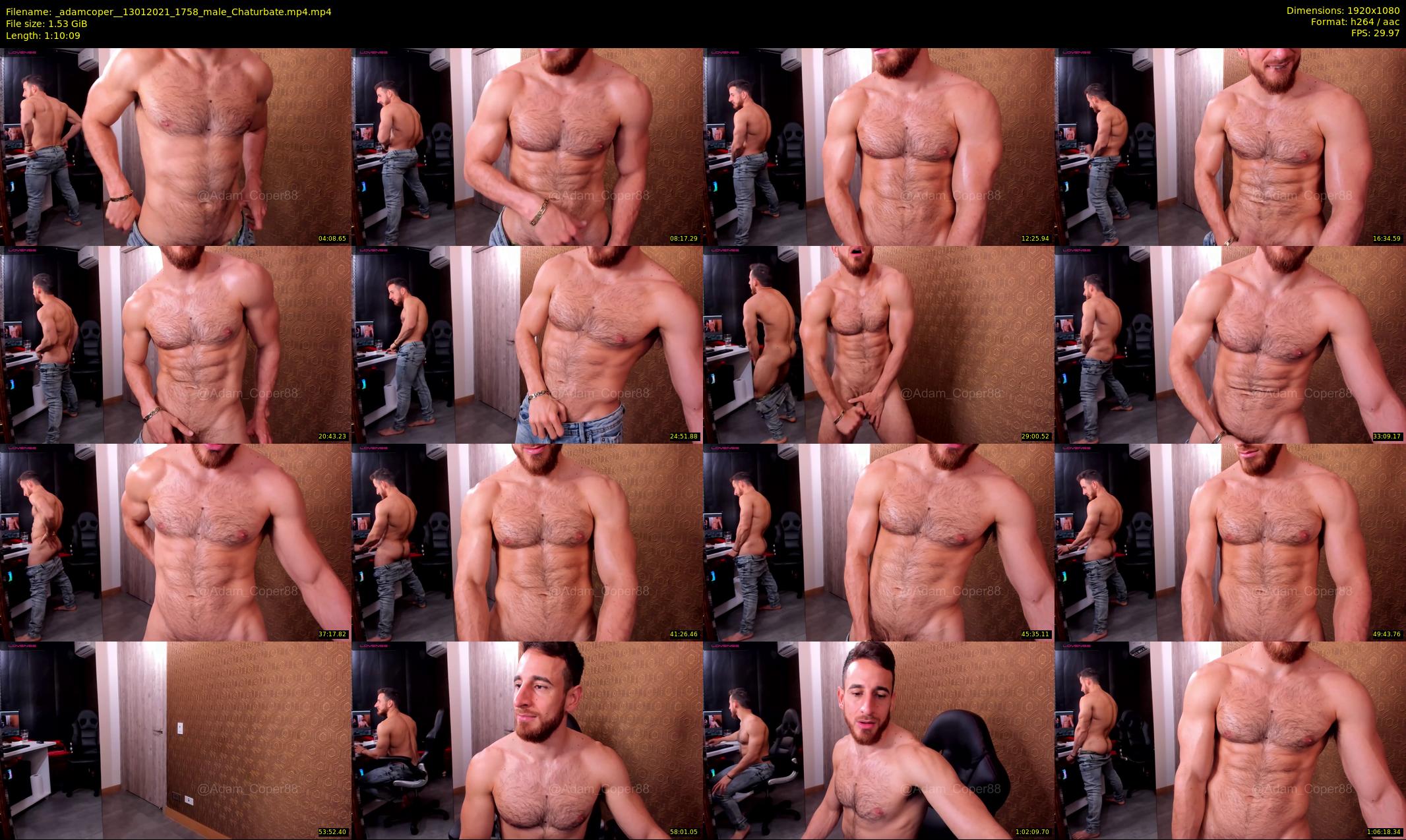 _adamcoper_ — 71 minute Chaturbate male cam show recording, 1080p, Jan 13, 2021
