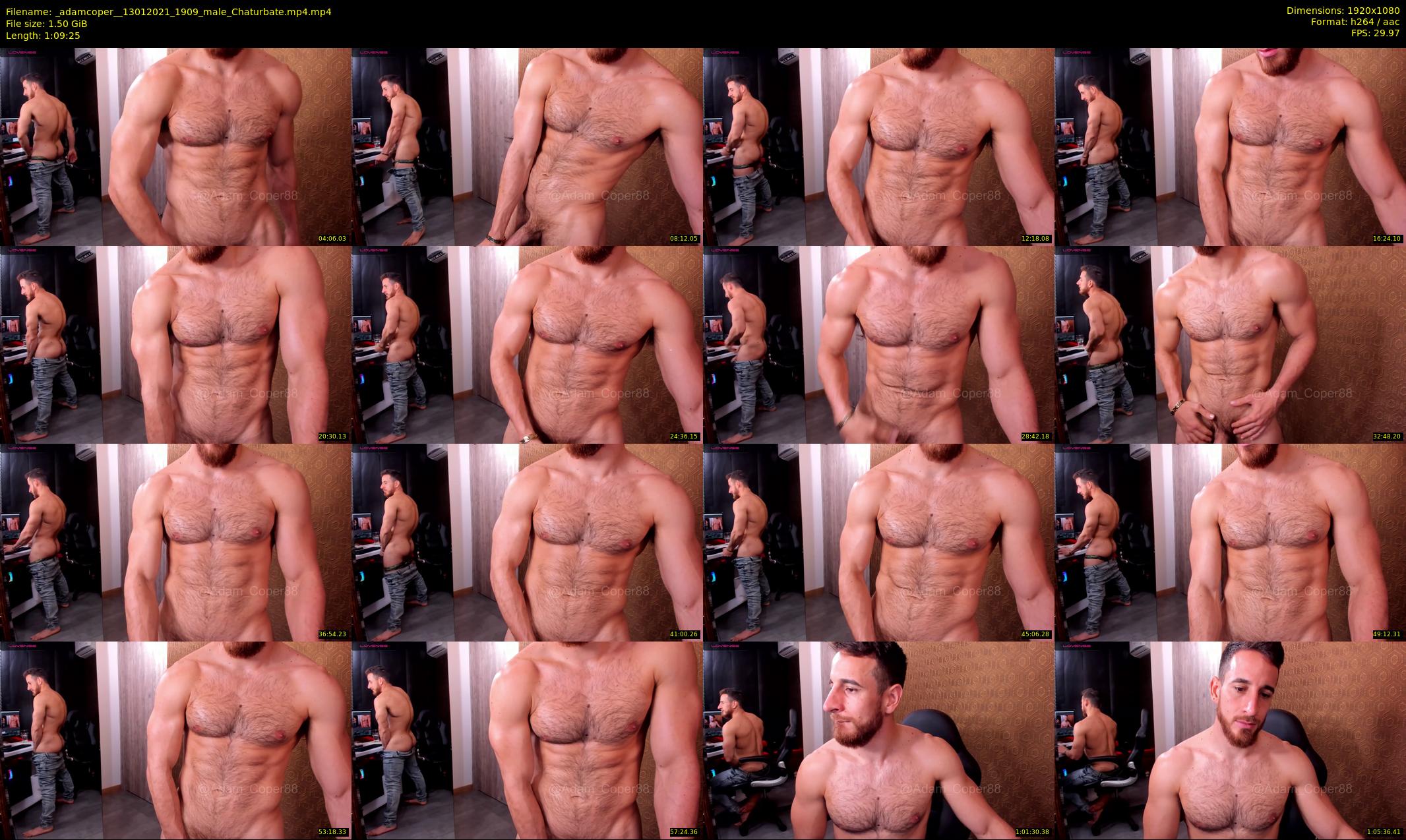 _adamcoper_ — 70 minute Chaturbate male cam show recording, 1080p, Jan 13, 2021