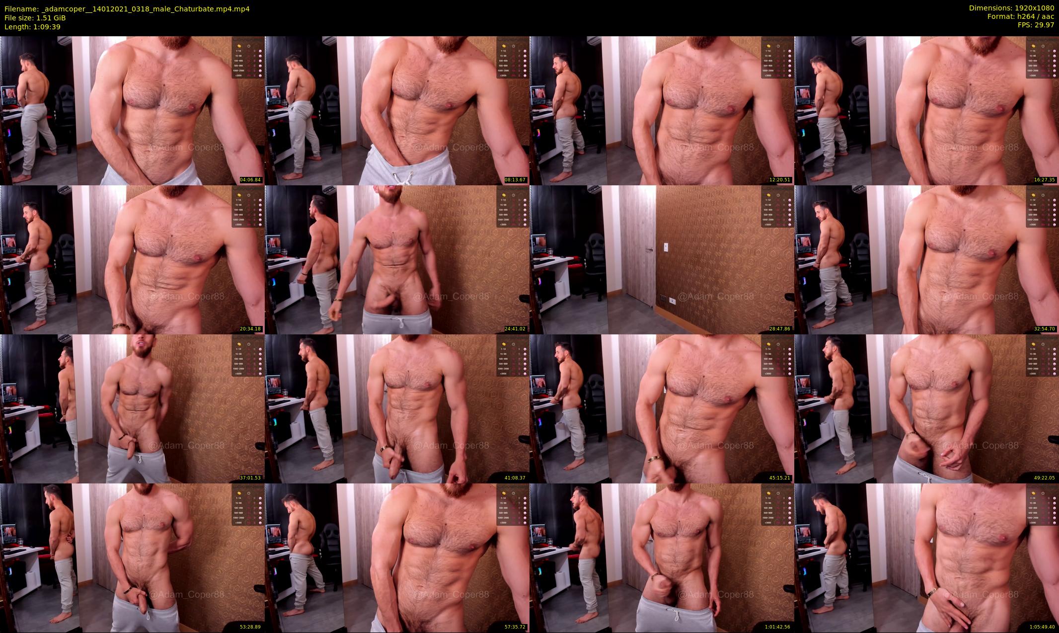 _adamcoper_ — 70 minute Chaturbate male cam show recording, 1080p, Jan 14, 2021