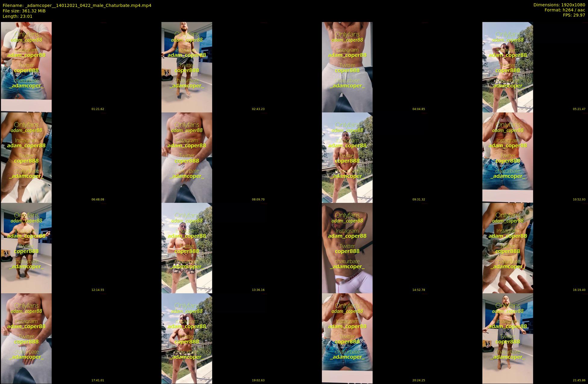 _adamcoper_ — 24 minute Chaturbate male cam show recording, 1080p, Jan 14, 2021