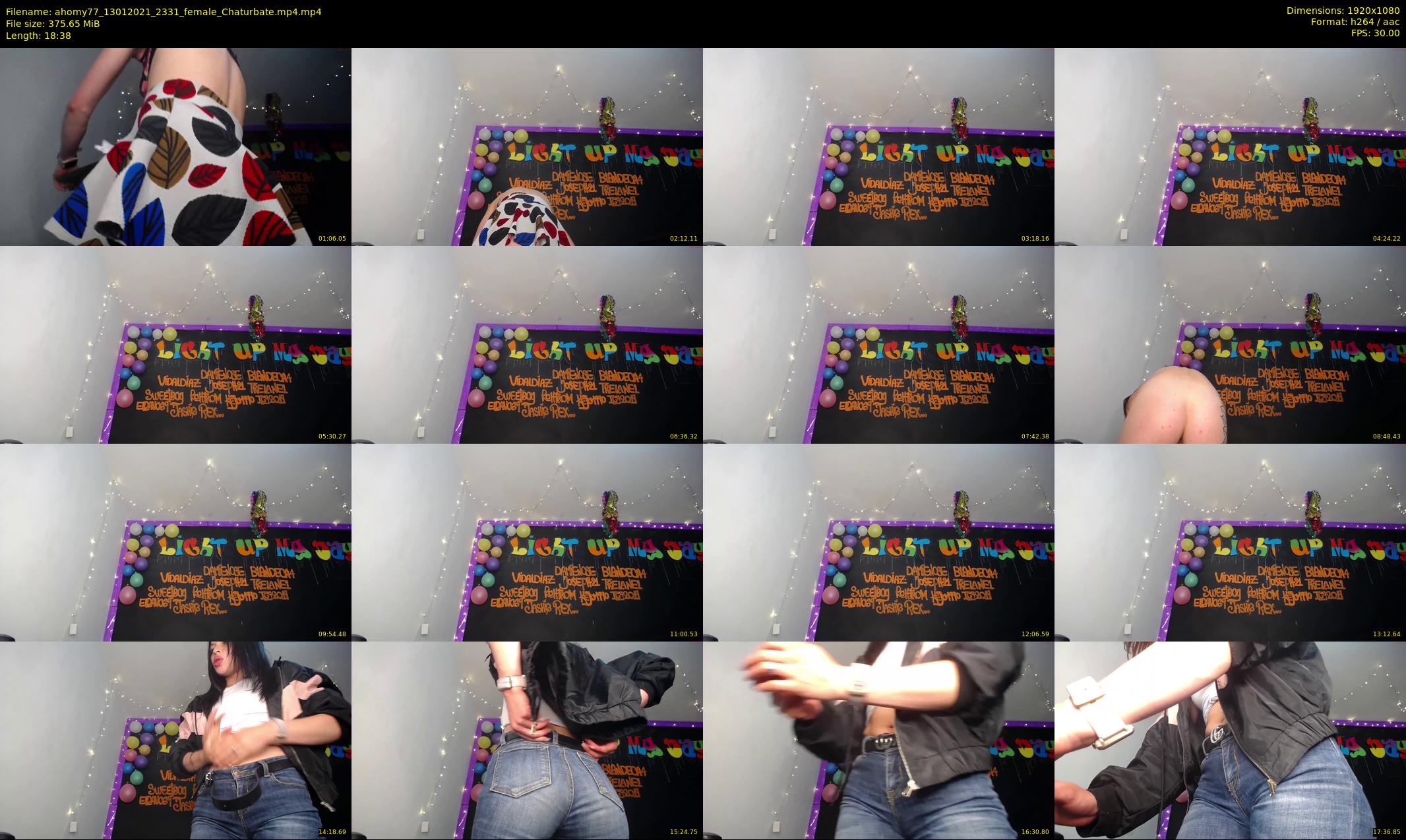 ahomy77 — 19 minute Chaturbate female cam show recording, 1080p, Jan 13, 2021