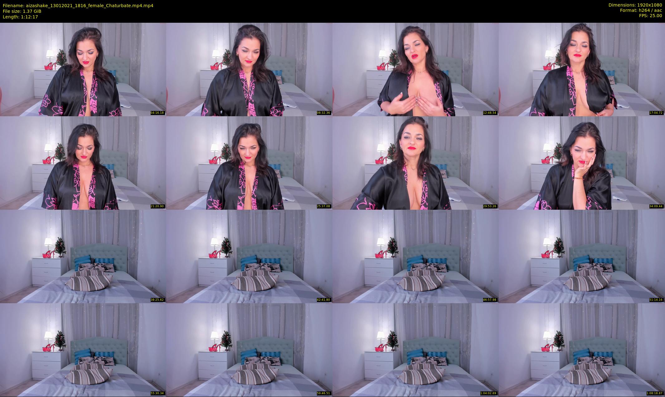 aizashake — 73 minute Chaturbate female cam show recording, 1080p, Jan 13, 2021