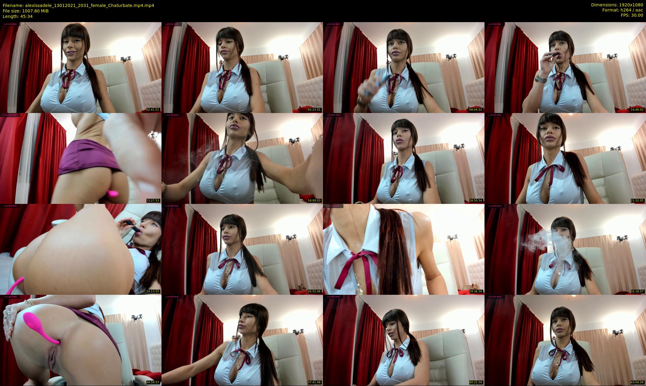 alexissadele — 46 minute Chaturbate female cam show recording, 1080p, Jan 13, 2021