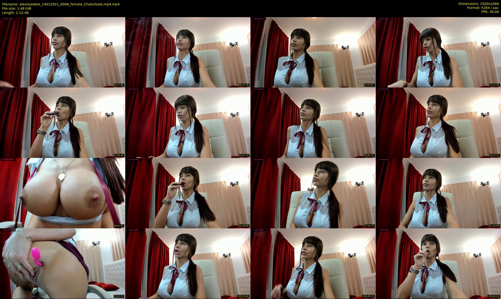 alexissadele — 73 minute Chaturbate female cam show recording, 1080p, Jan 14, 2021